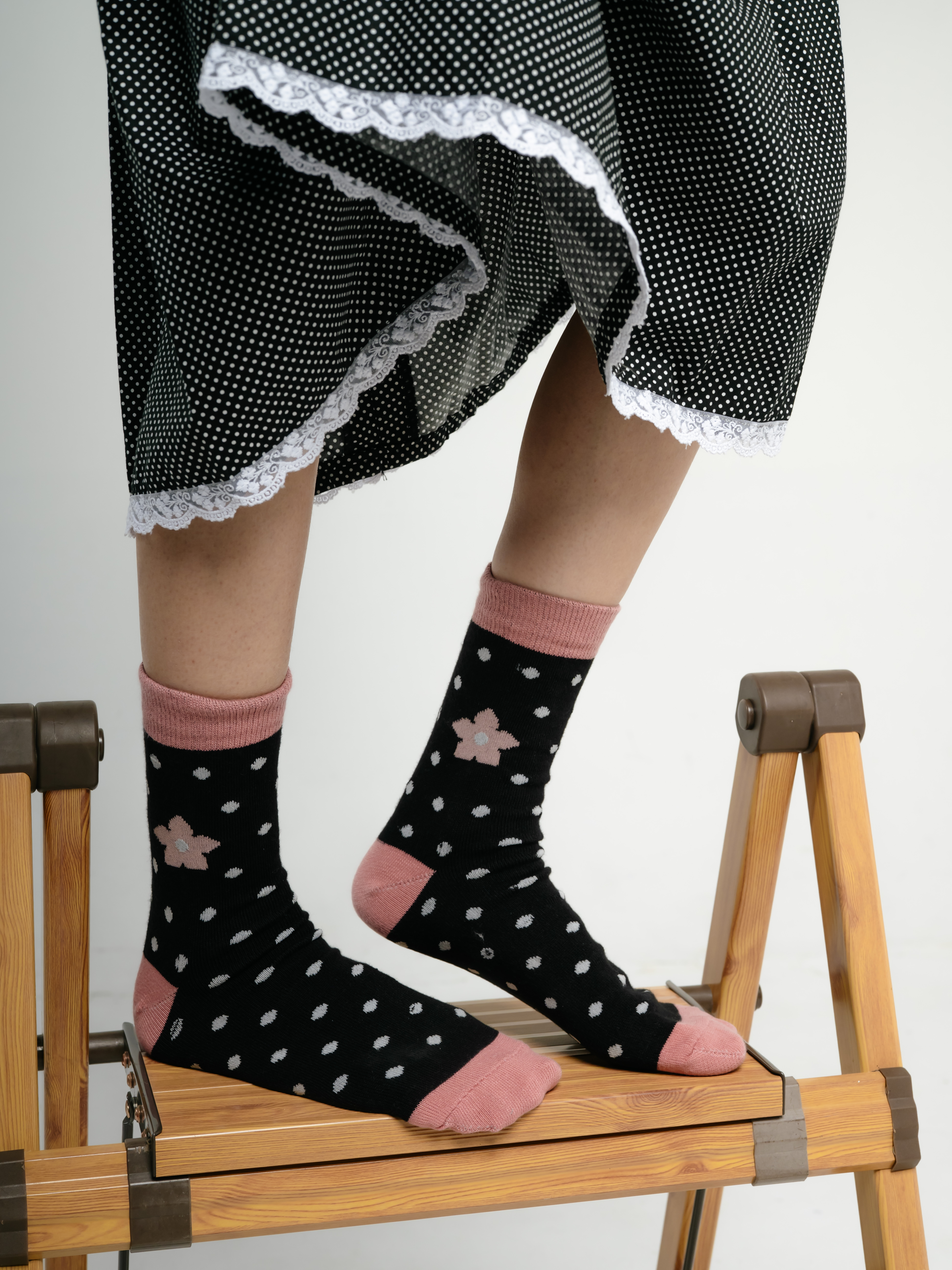 Tome Ame - Hanatome Sock Polkadot