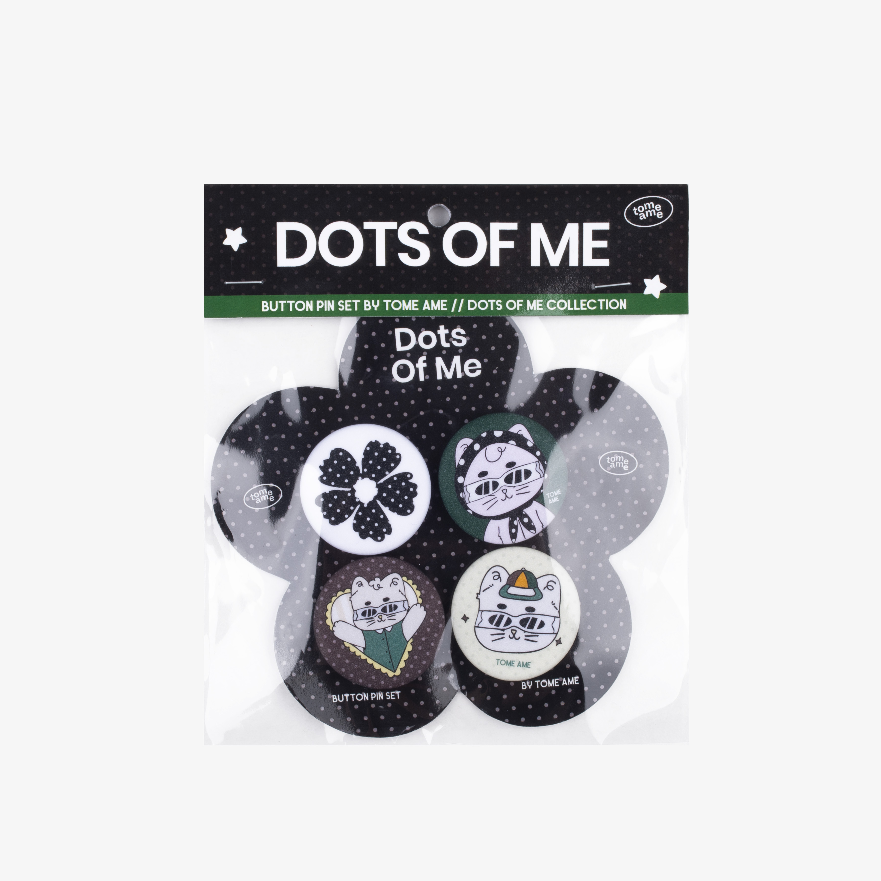 Tome Ame - Button Pin Dotes of Me