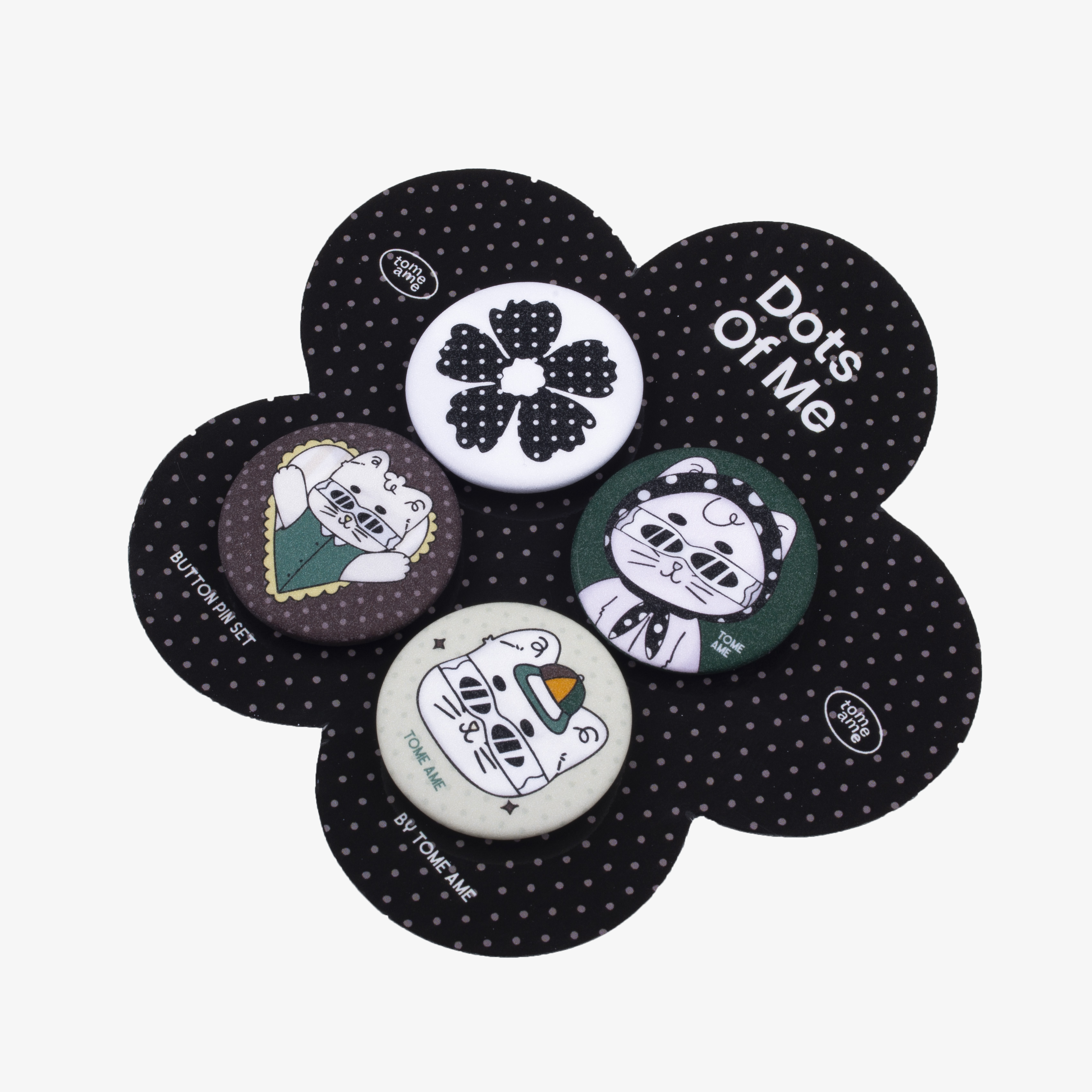 Tome Ame - Button Pin Dotes of Me