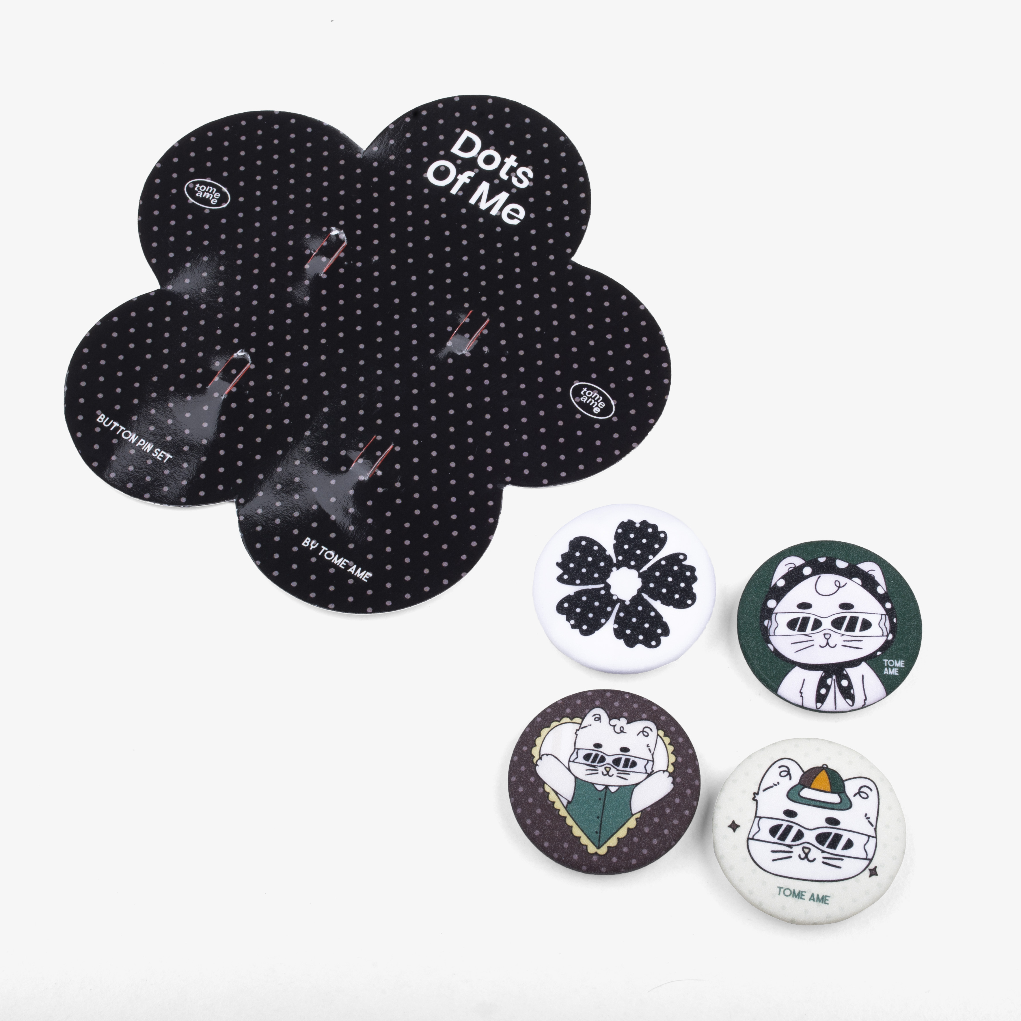 Tome Ame - Button Pin Dotes of Me