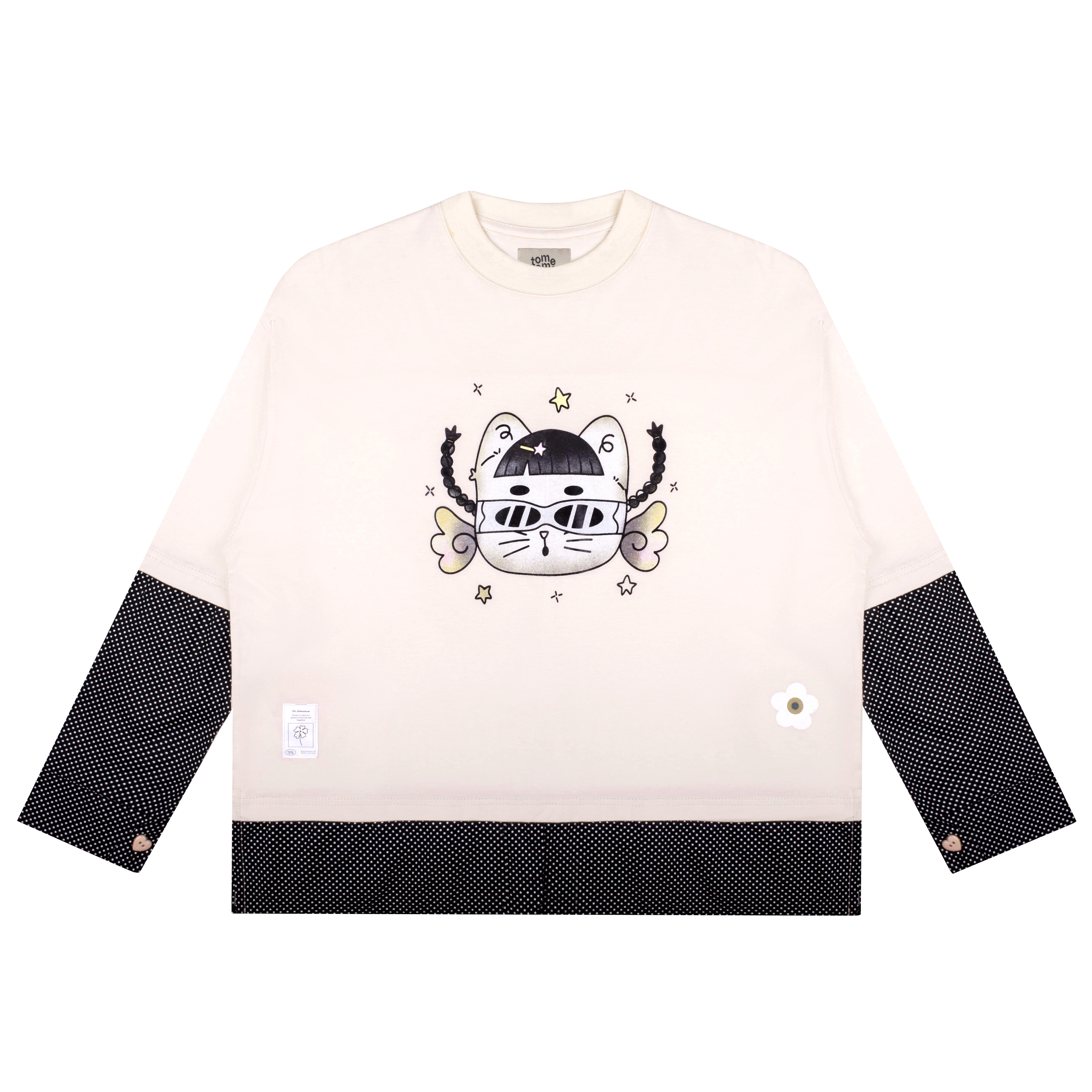Tome Ame - Tsuki Layered Long Sleeve - Kaos Lengan Panjang 24S