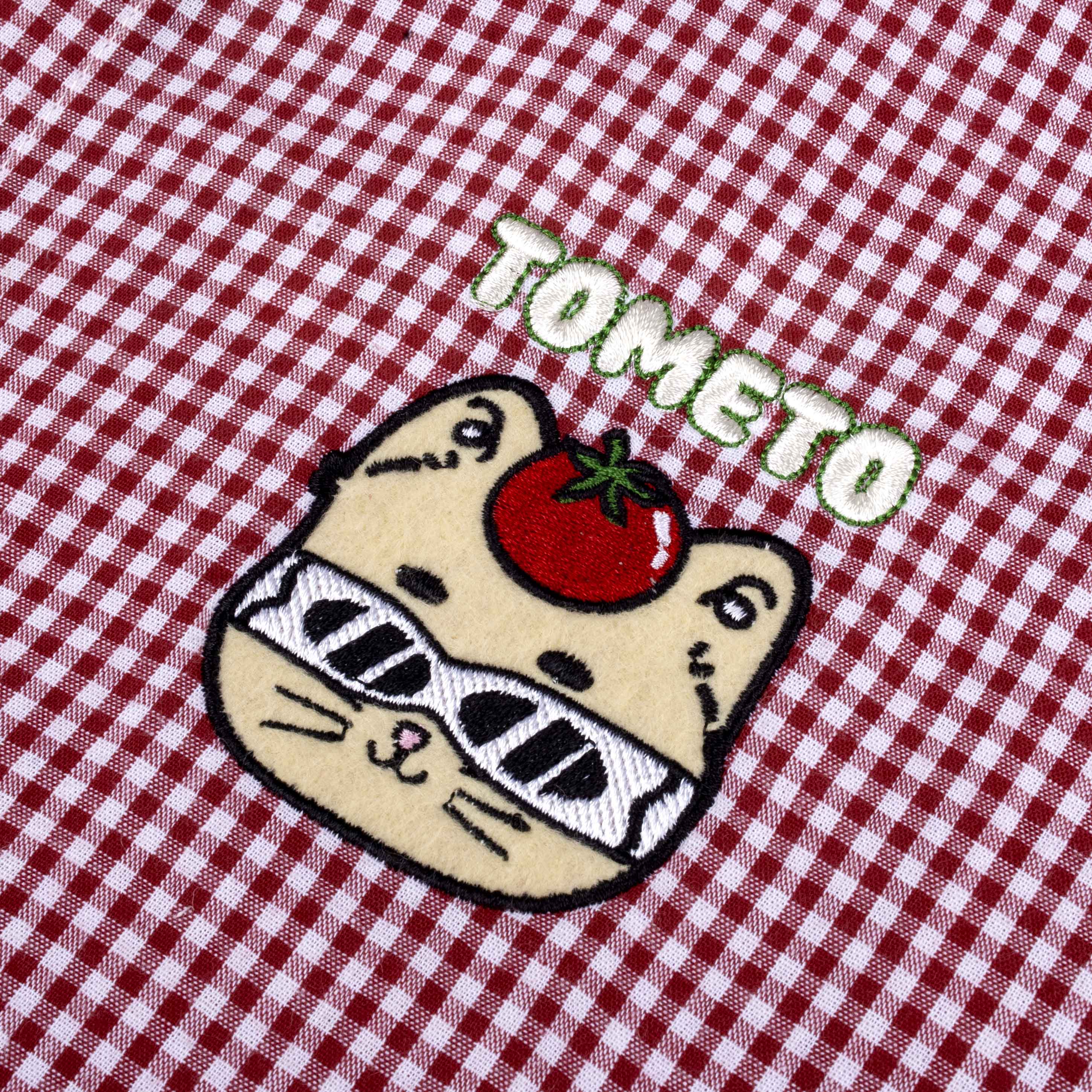 Tome Ame - Chiko Plaid Embroidery Shirt - Kemeja Lengan Panjang Motif Kotak