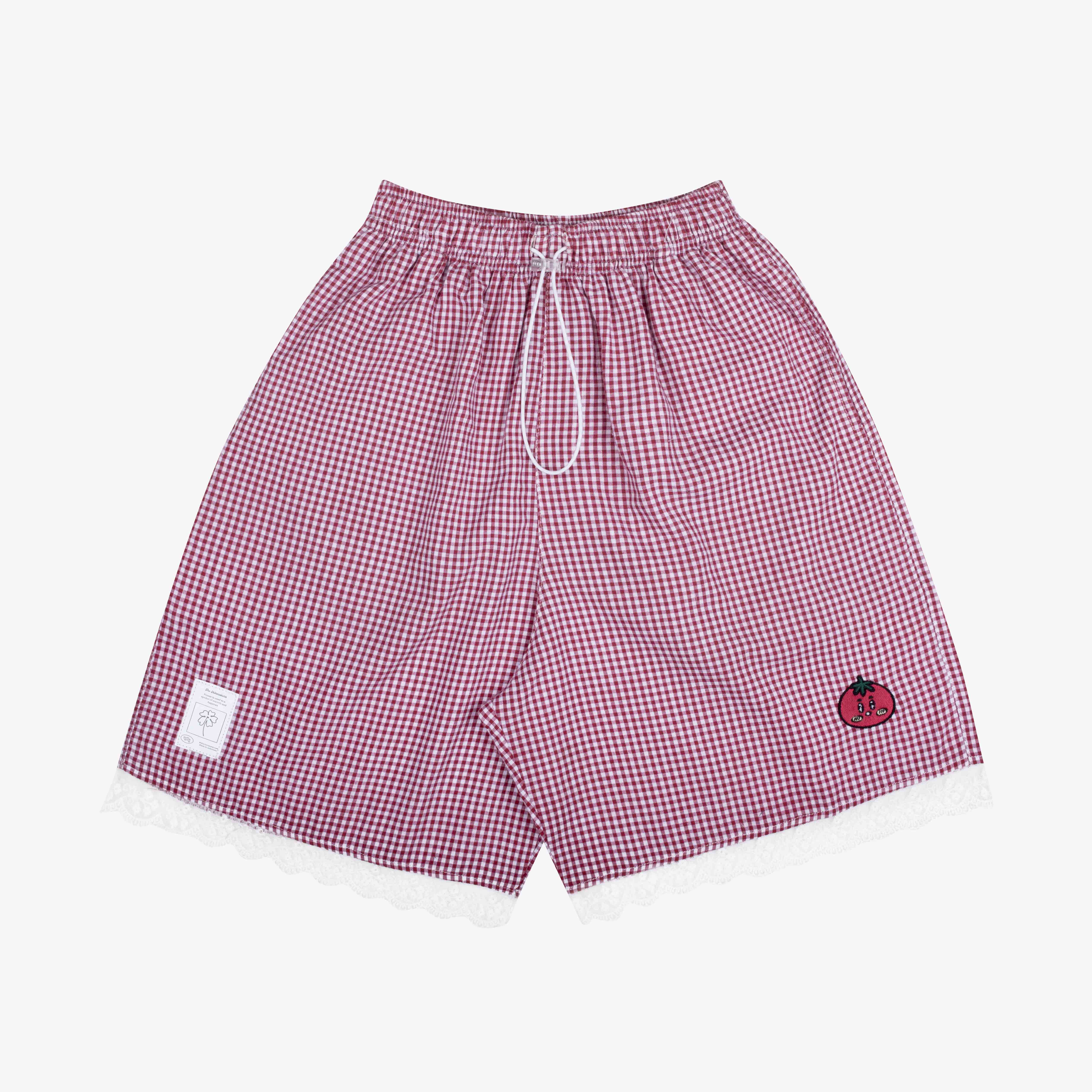 Tome Ame - Aeri Plaid Short Pants - Celana Pendek Motif Kotak
