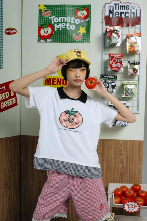 Image of Tome Ame - Amai Tee White - T Shirt Lengan Pendek 24S