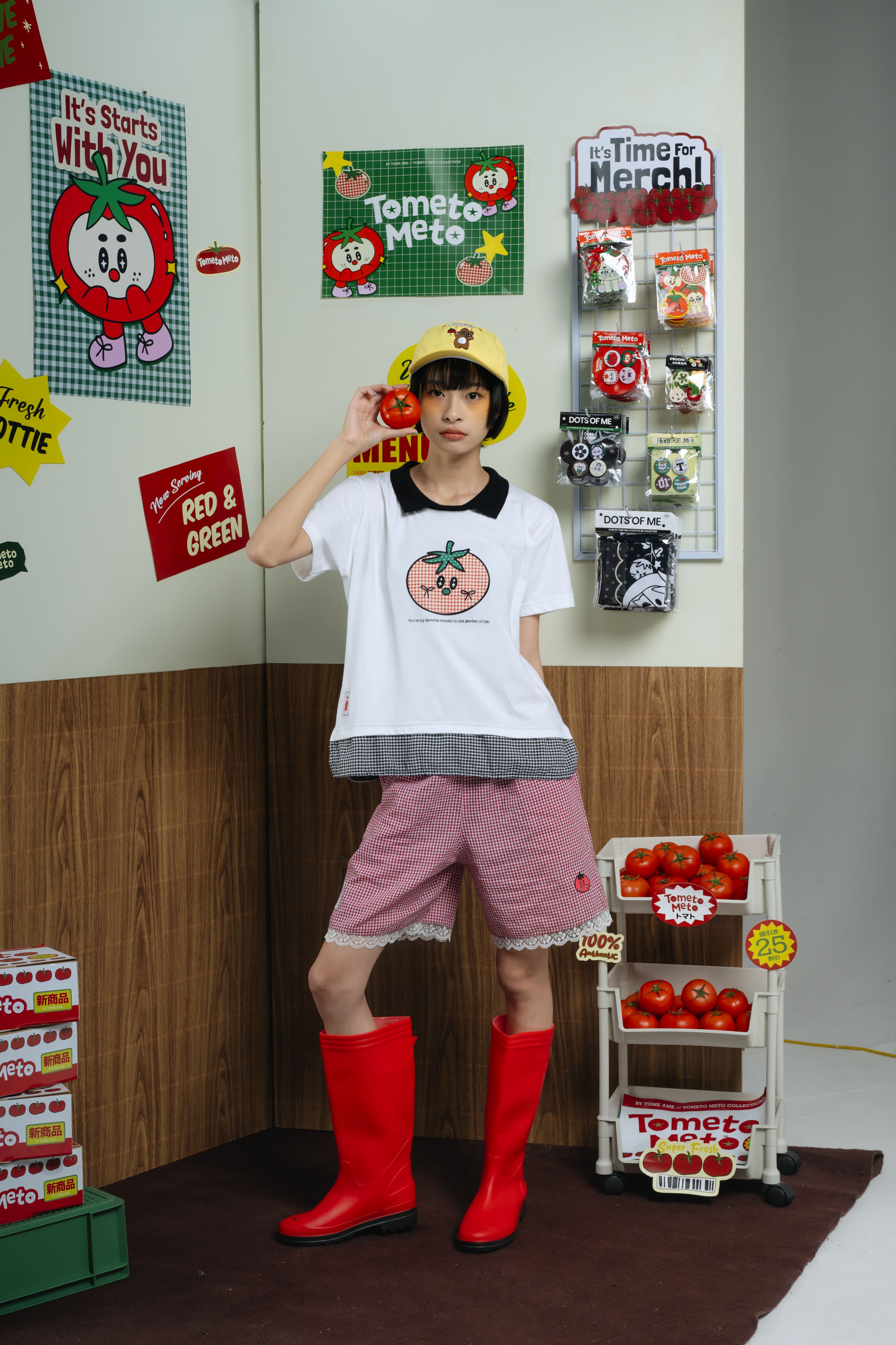 Tome Ame - Amai Tee White - T Shirt Lengan Pendek 24S
