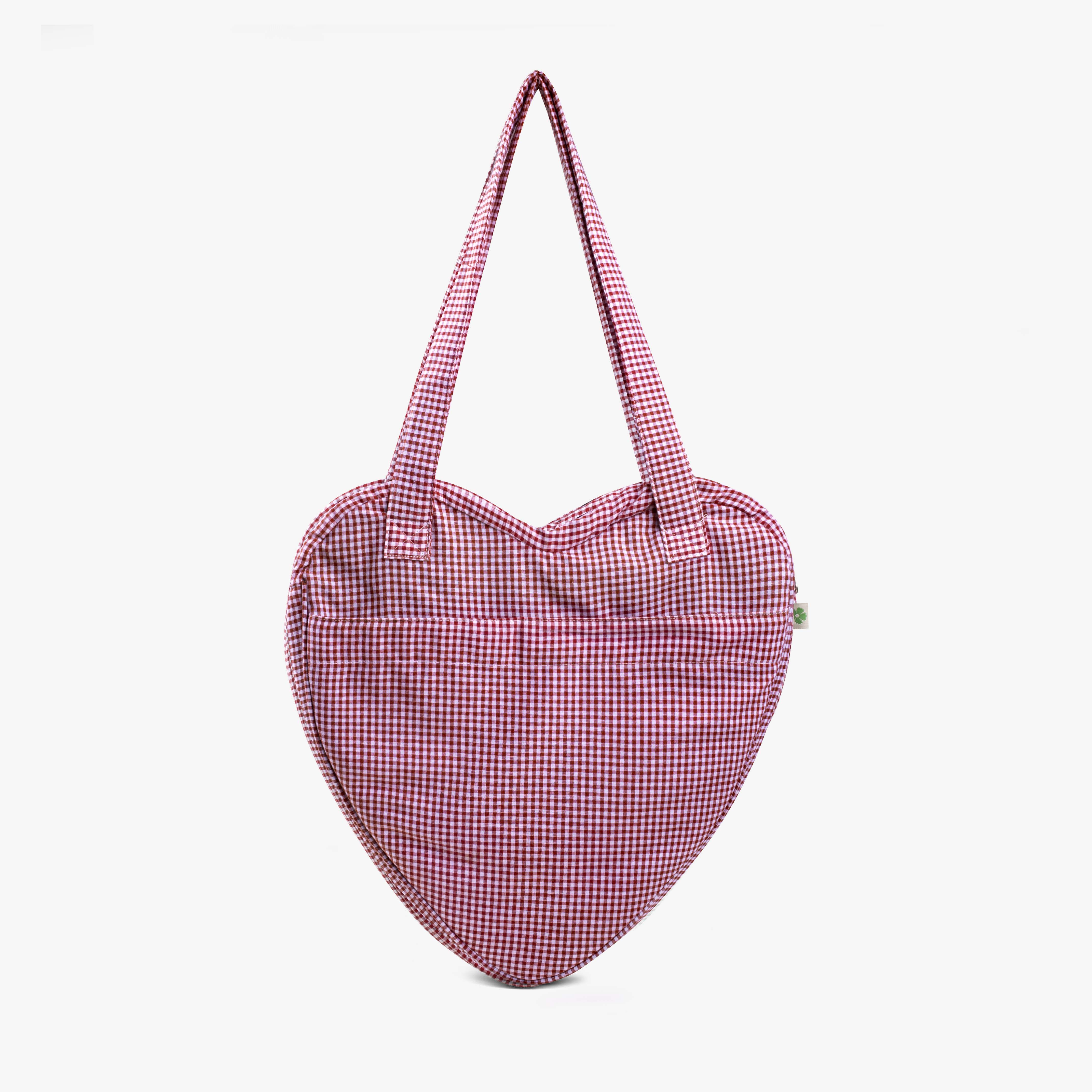Tome Ame - Ame Tote Bag Plaid Red