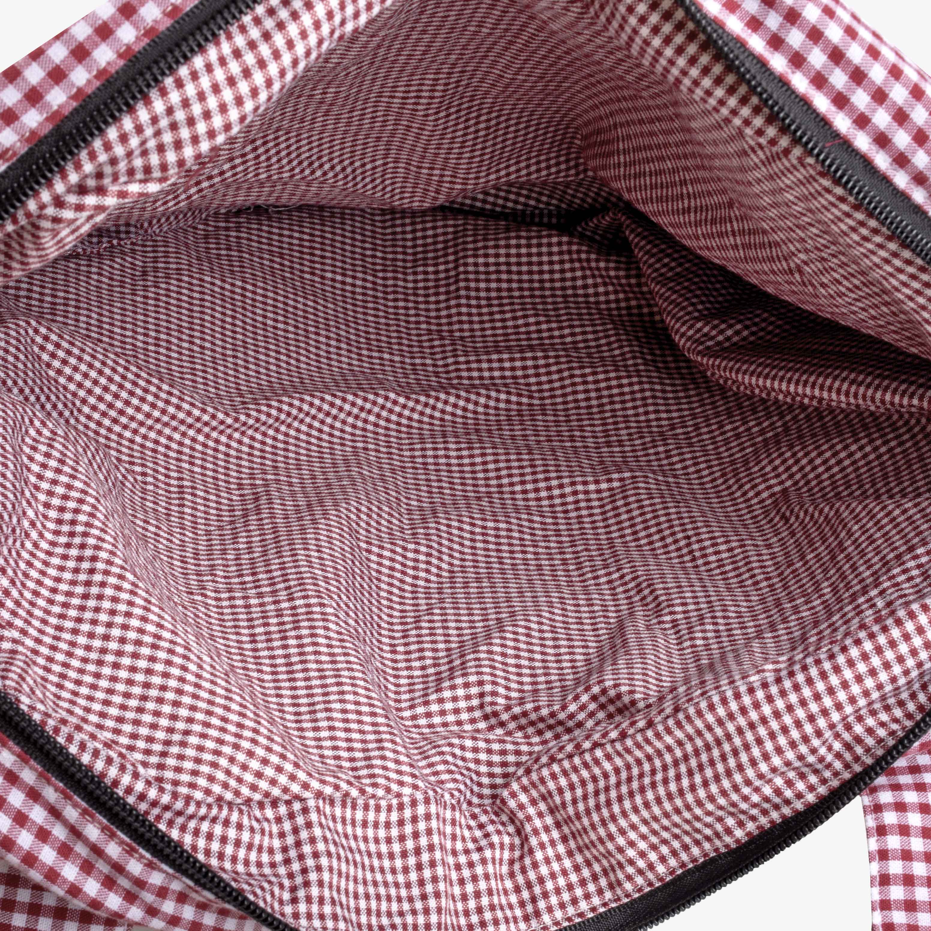 Tome Ame - Ame Tote Bag Plaid Red