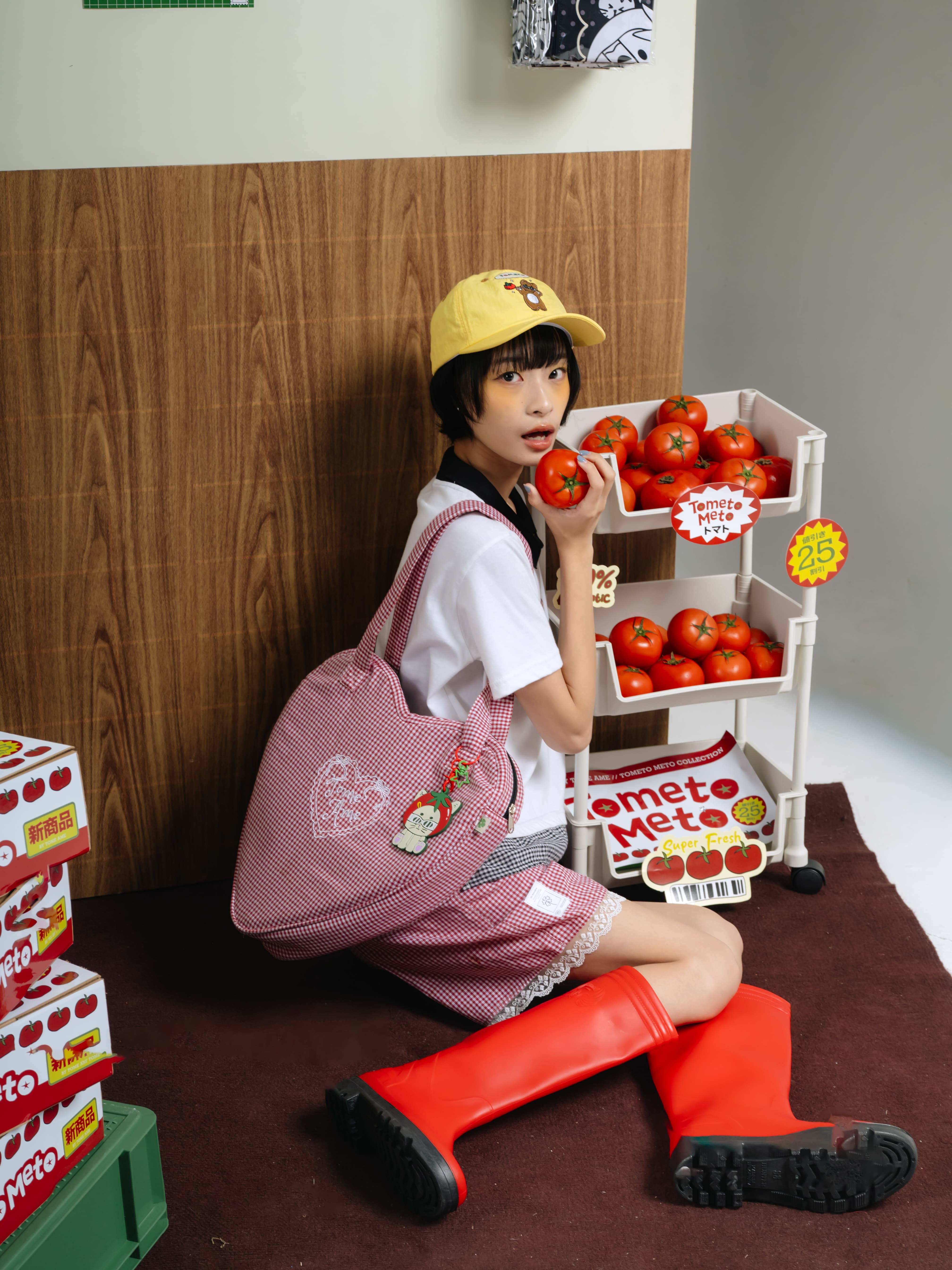 Tome Ame - Ame Tote Bag Plaid Red