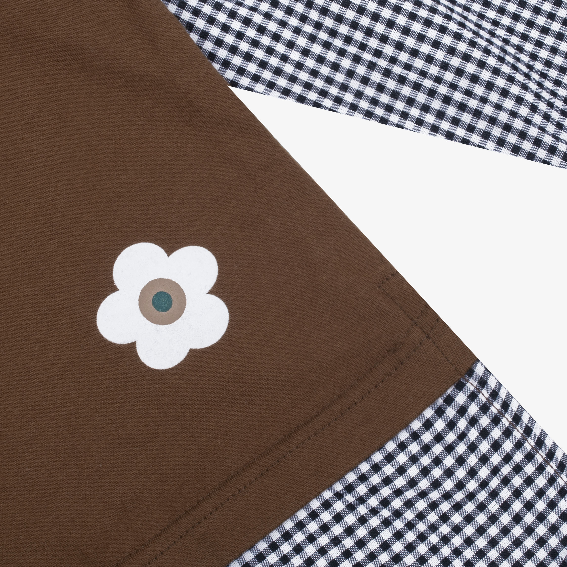Tome Ame - Yurina Boxy Longsleeve Brown - T Shirt Lengan Panjang Oversized 24S