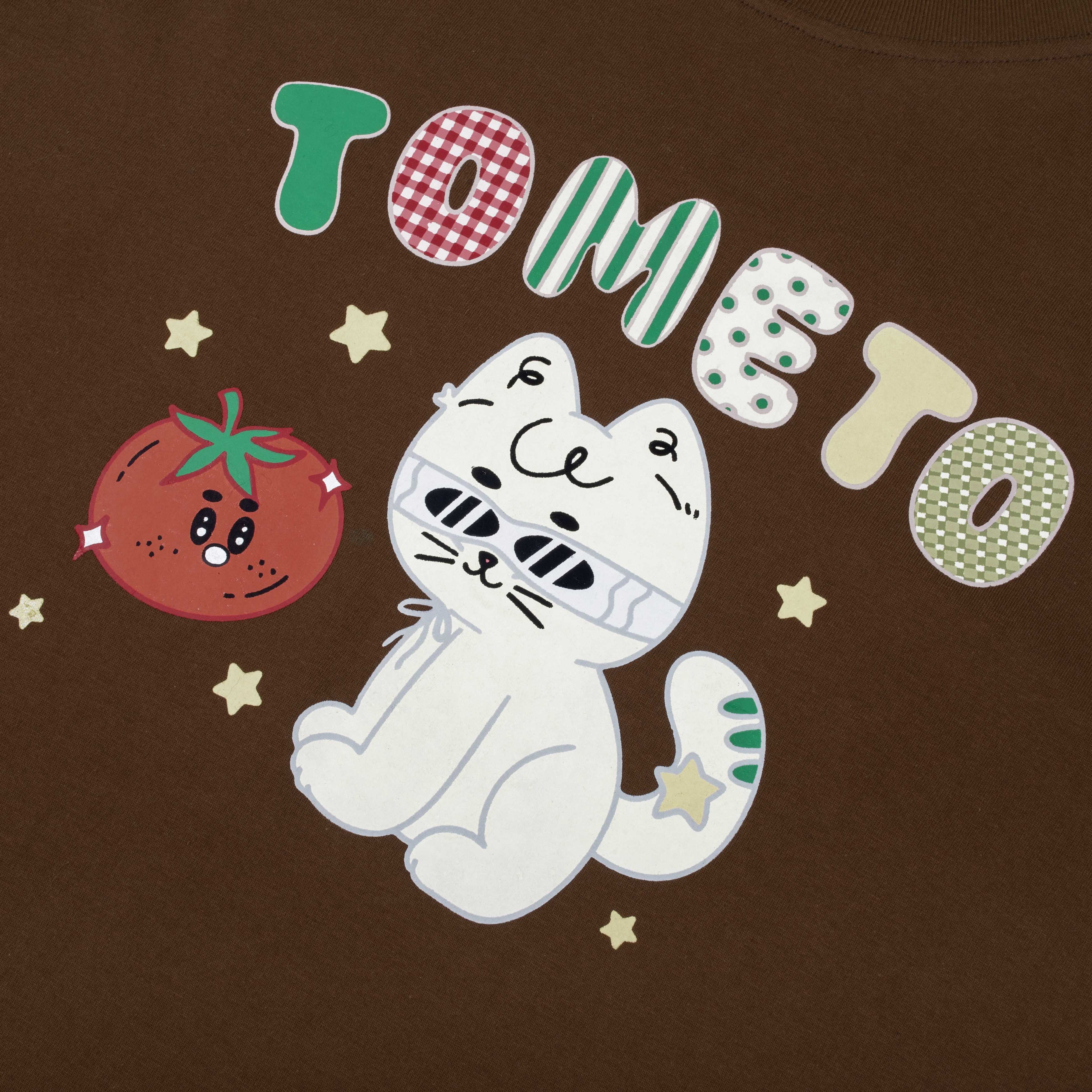 Tome Ame - Yurina Boxy Longsleeve Brown - T Shirt Lengan Panjang Oversized 24S