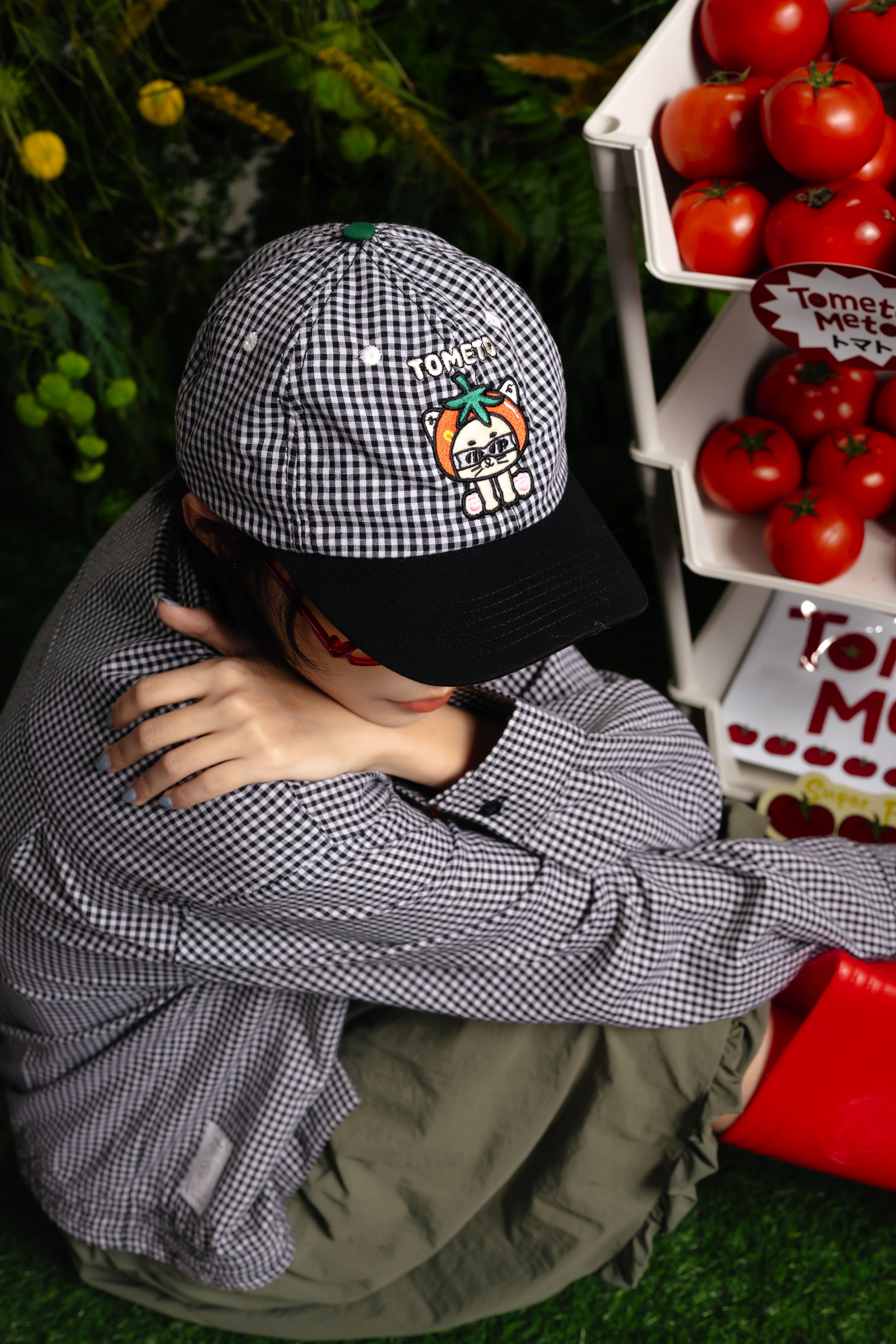 Tome Ame - Kou Cap Plaid
