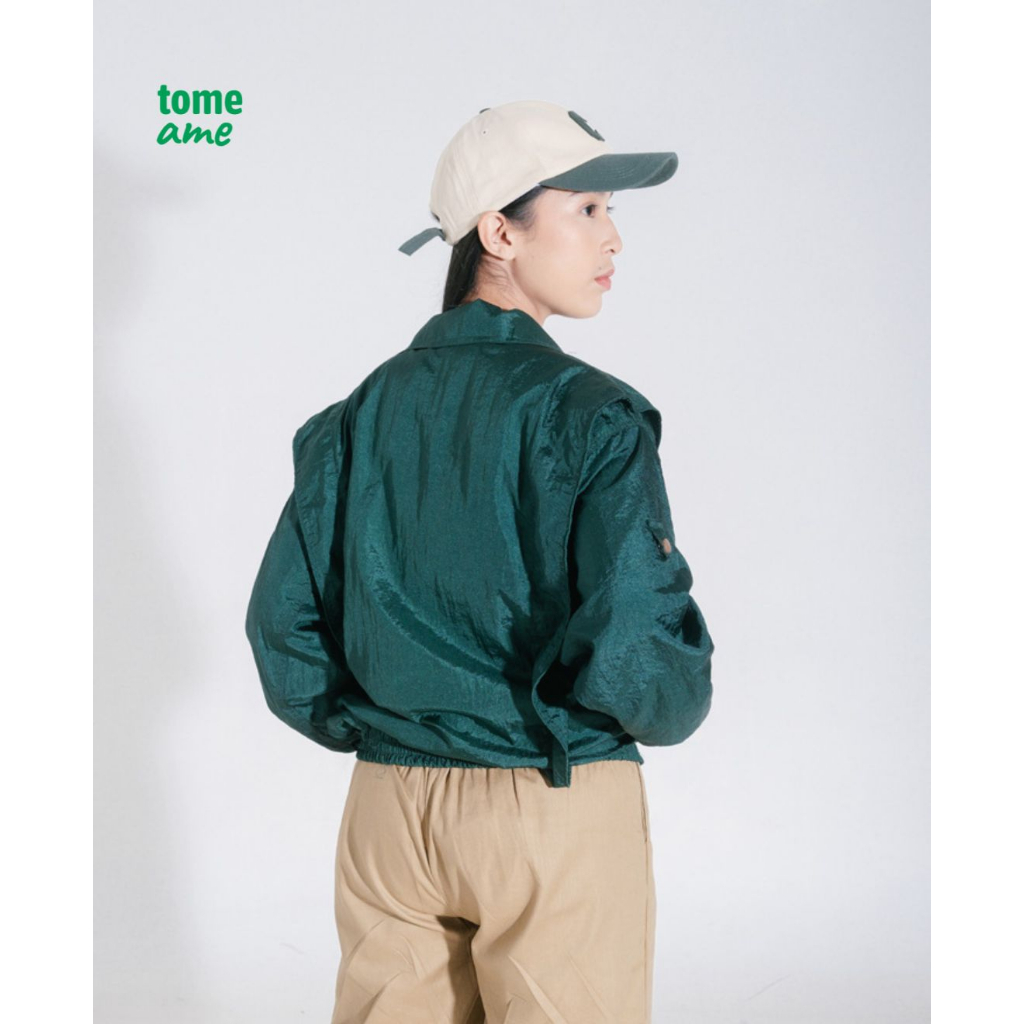 Tome Ame - Haka Retro Windbreaker Jacket Jaket Winbreaker Wanita