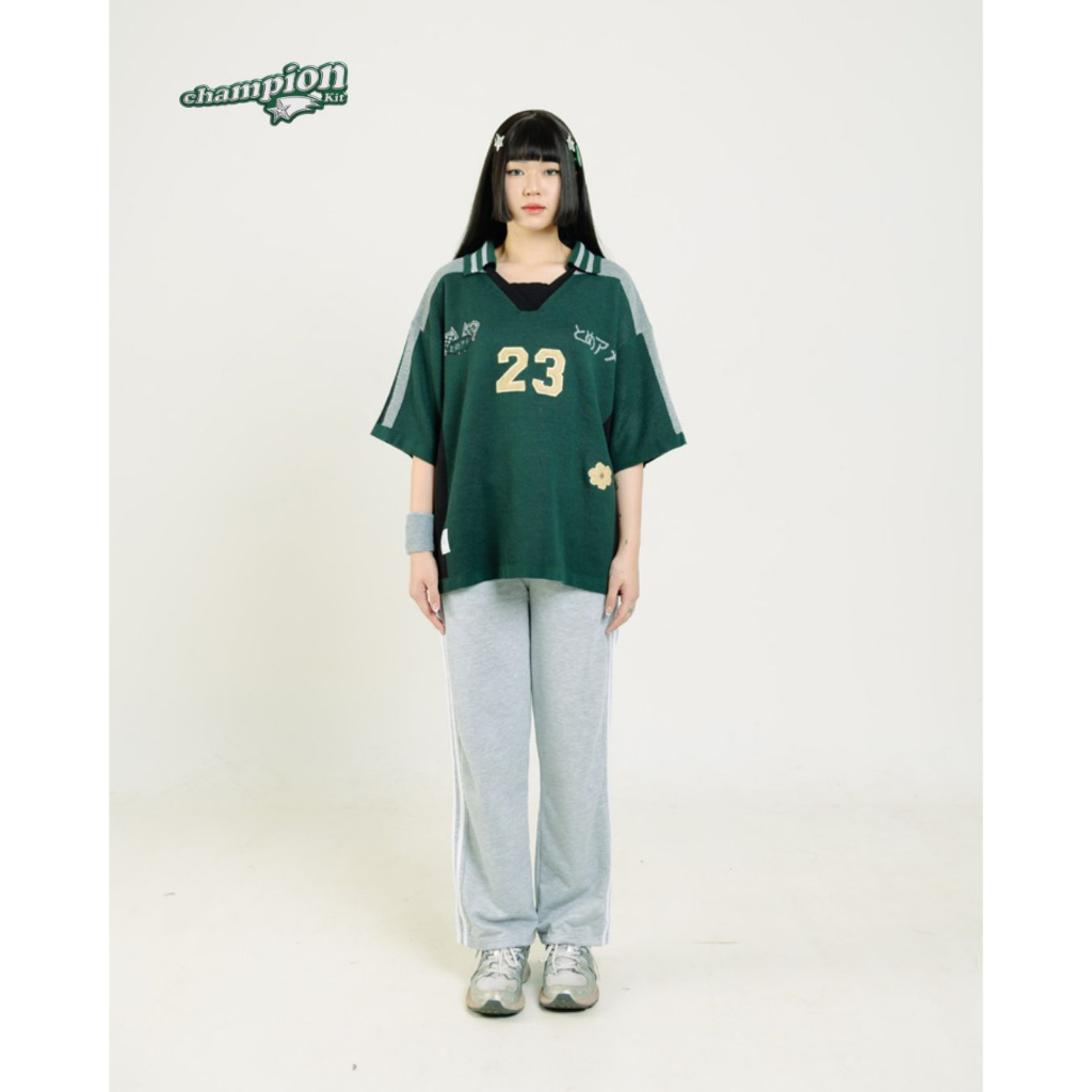 Tome Ame - Junko Knit Jersey Dark Green