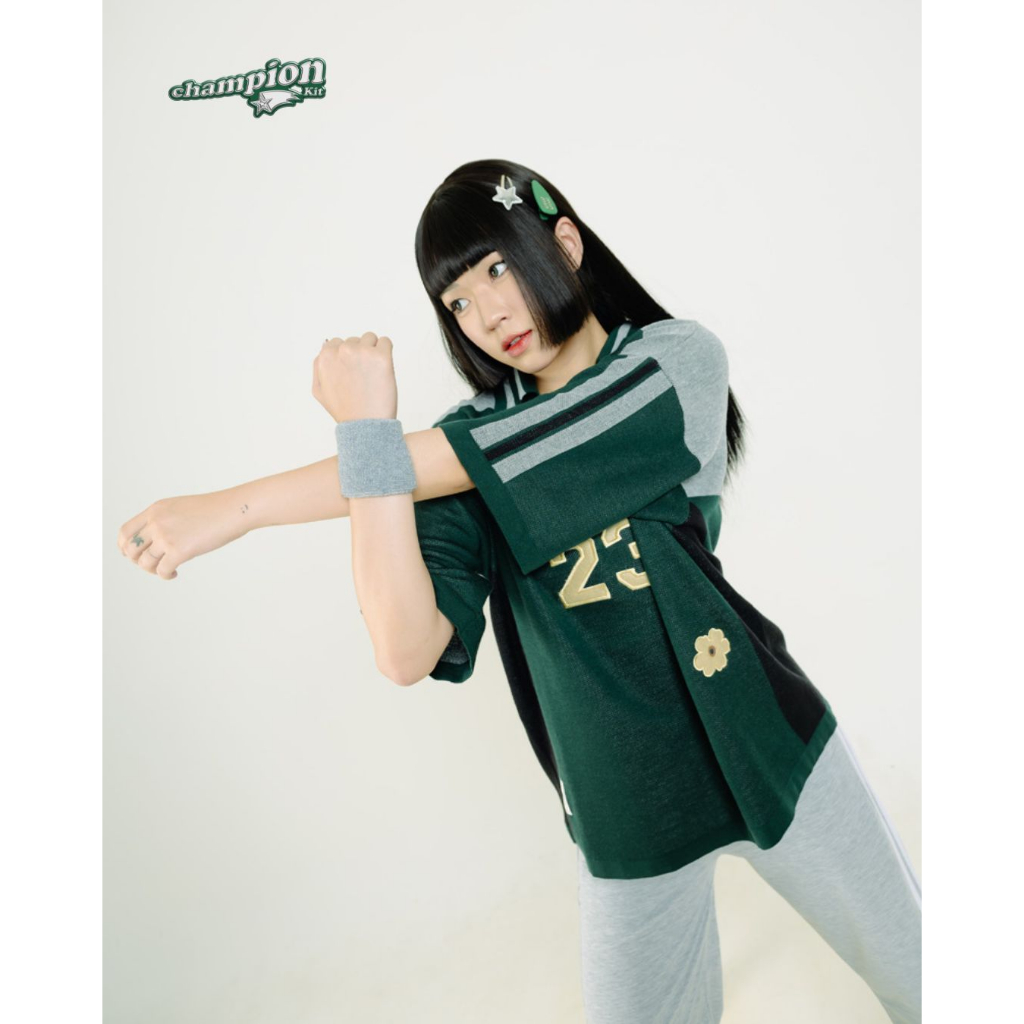 Tome Ame - Junko Knit Jersey Dark Green