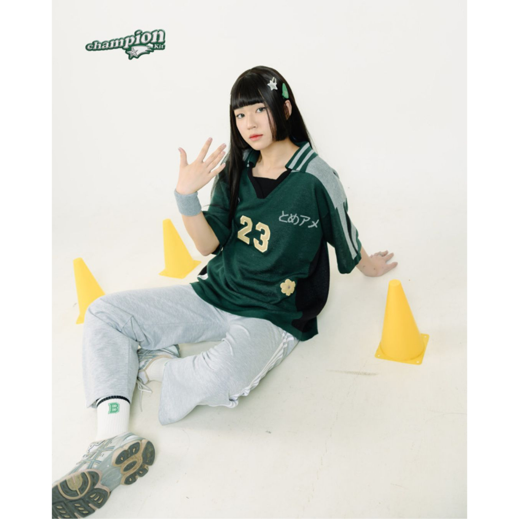 Tome Ame - Junko Knit Jersey Dark Green