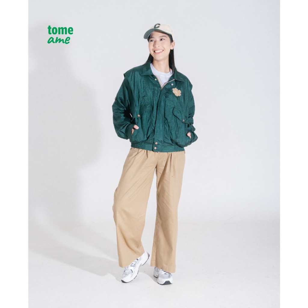 Tome Ame - Haka Retro Windbreaker Jacket Jaket Winbreaker Wanita