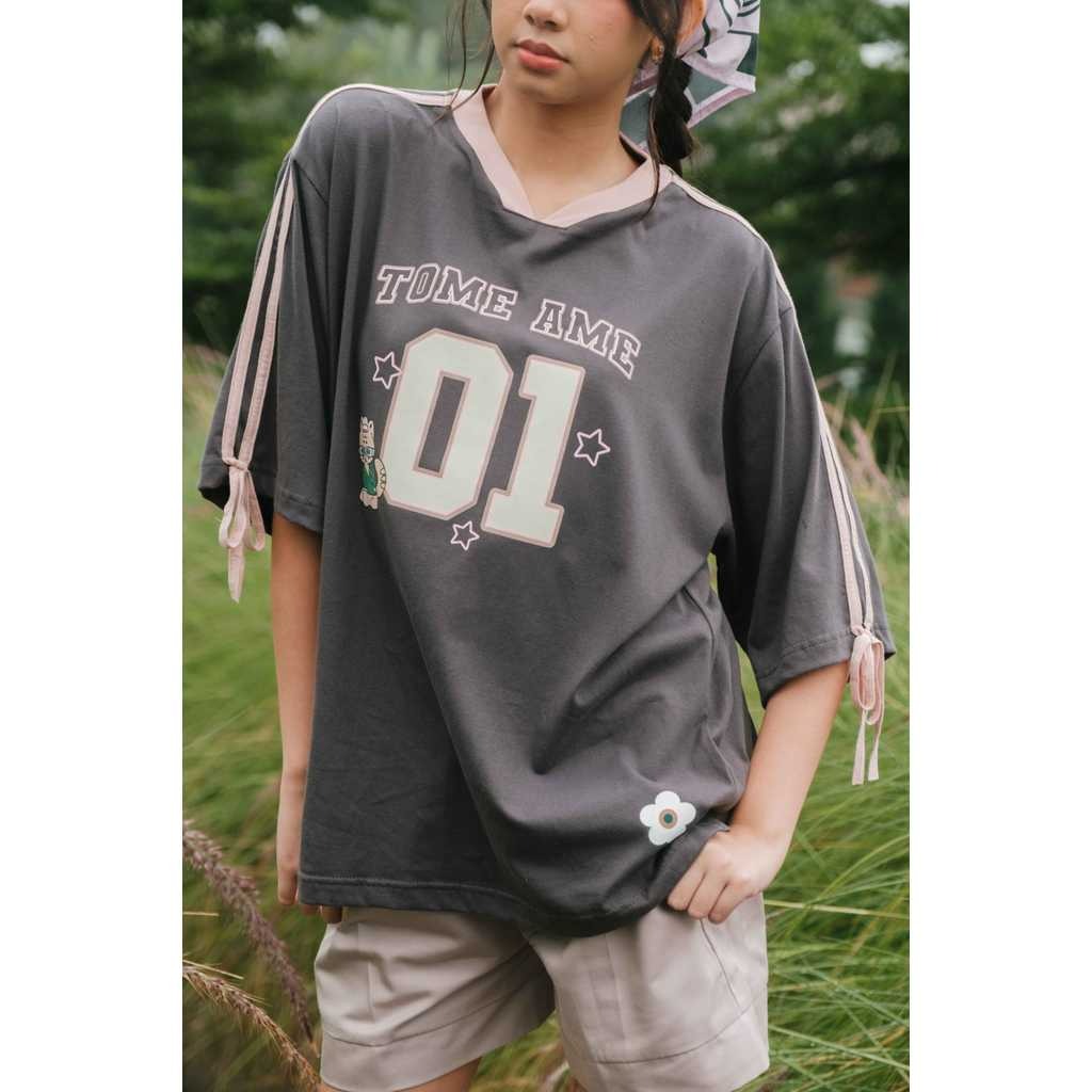 Tome Ame - Pichi Jersey Tee - Kaos Jersey 24S Oversized