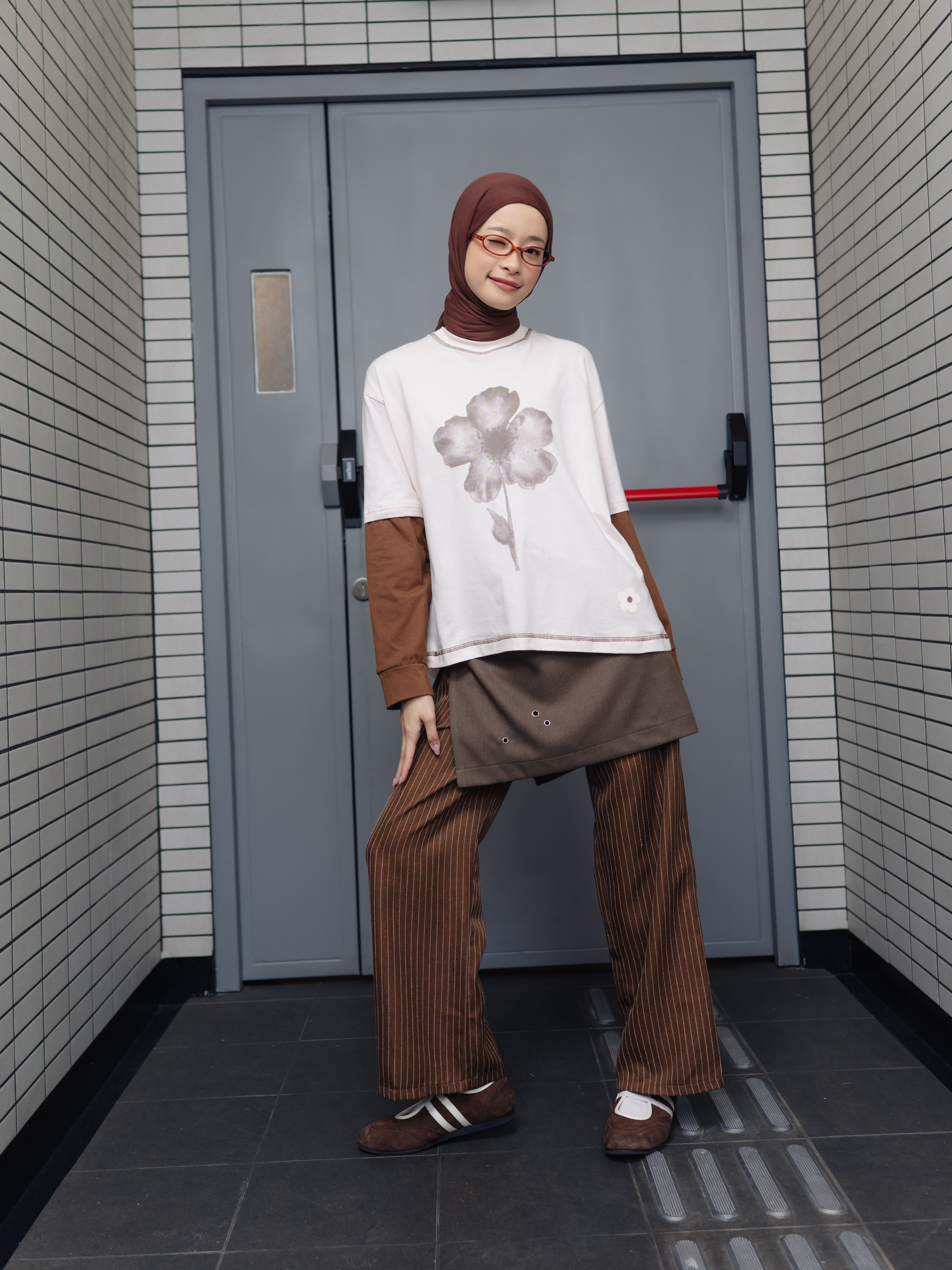 TOME AME - HANARI SHIRTS T SHIRT BOXY - KAOS LENGAN PANJANG OVERSIZE 24S