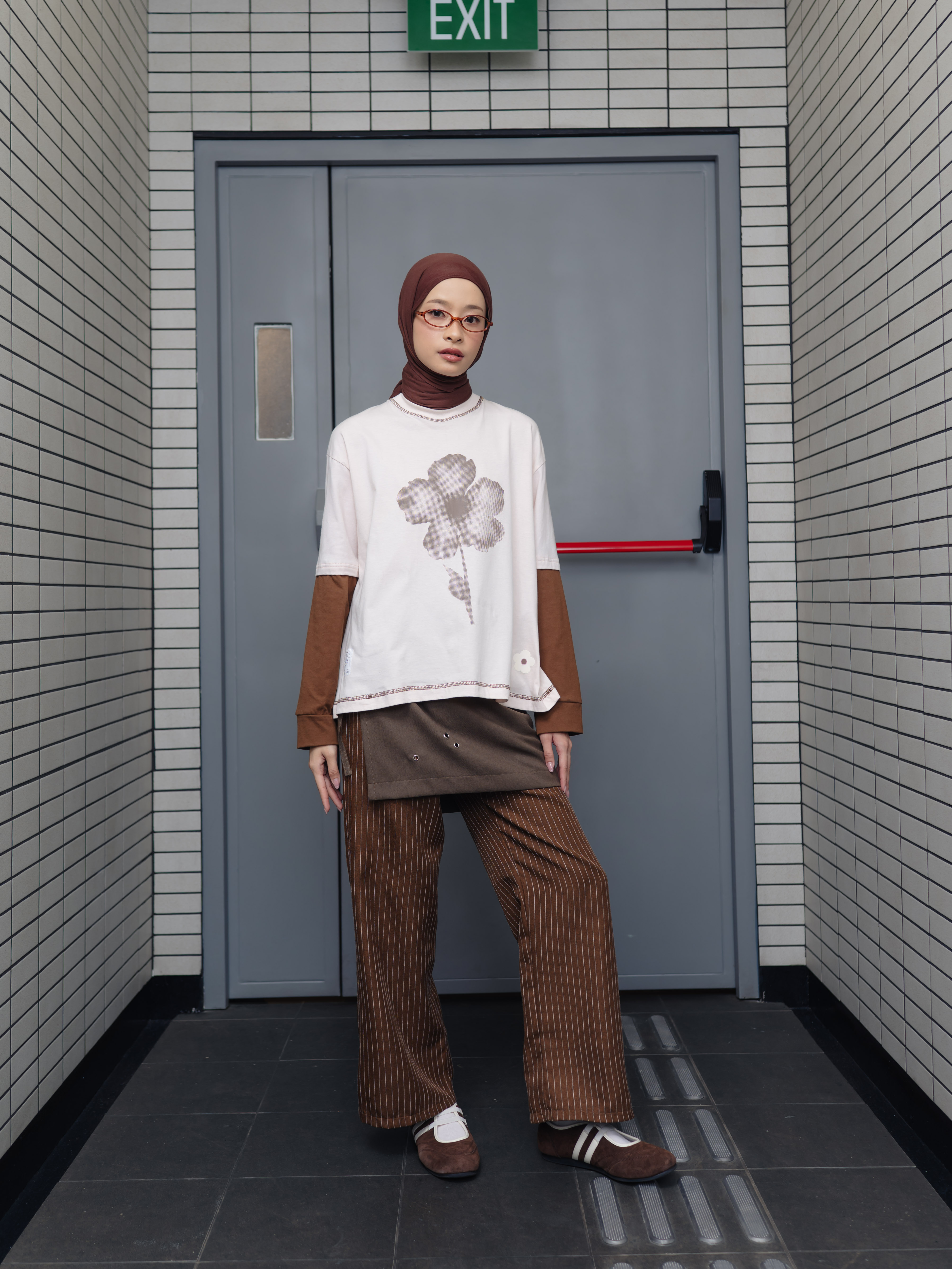 TOME AME - HANARI SHIRTS T SHIRT BOXY - KAOS LENGAN PANJANG OVERSIZE 24S