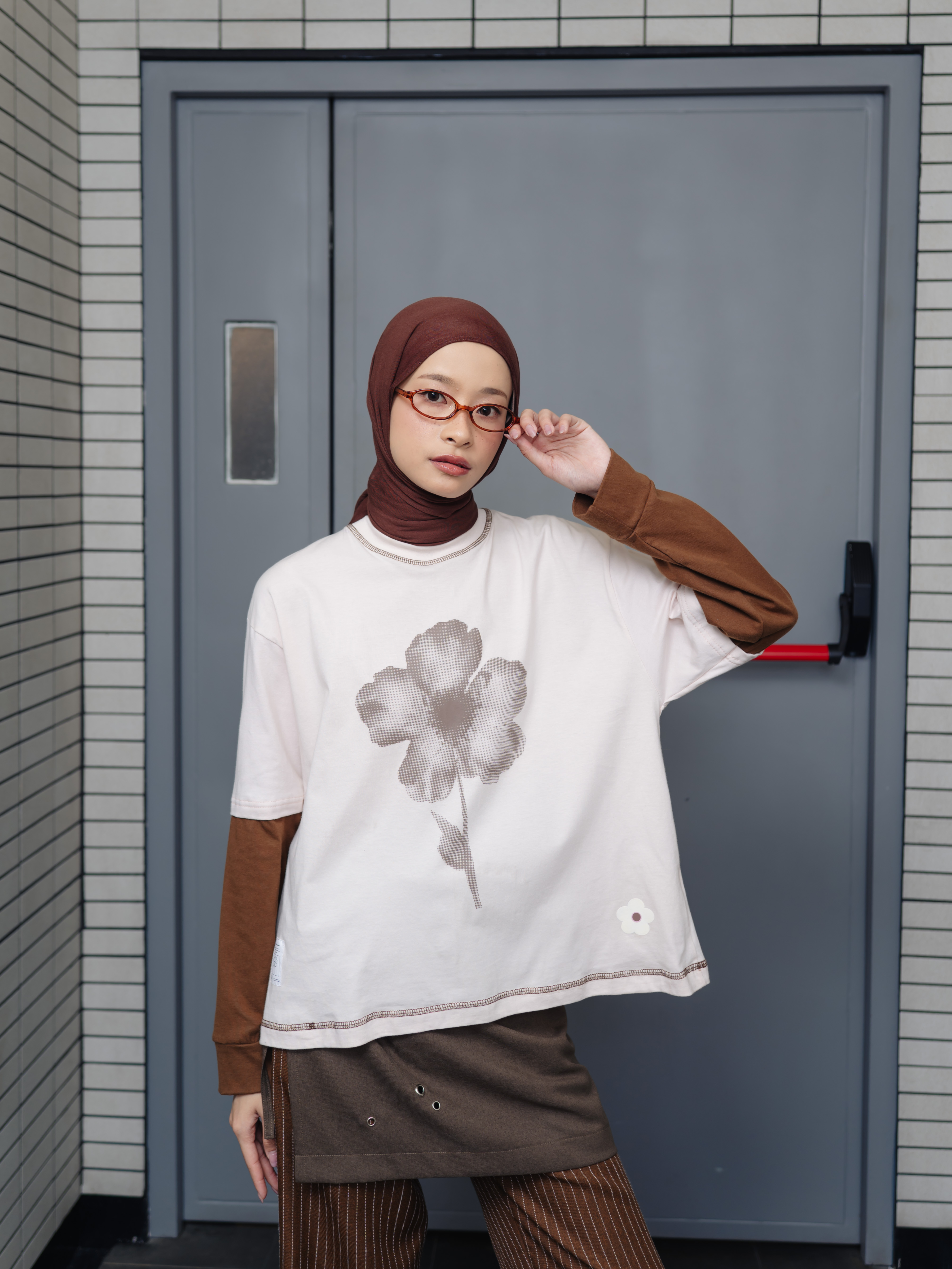 TOME AME - HANARI SHIRTS T SHIRT BOXY - KAOS LENGAN PANJANG OVERSIZE 24S