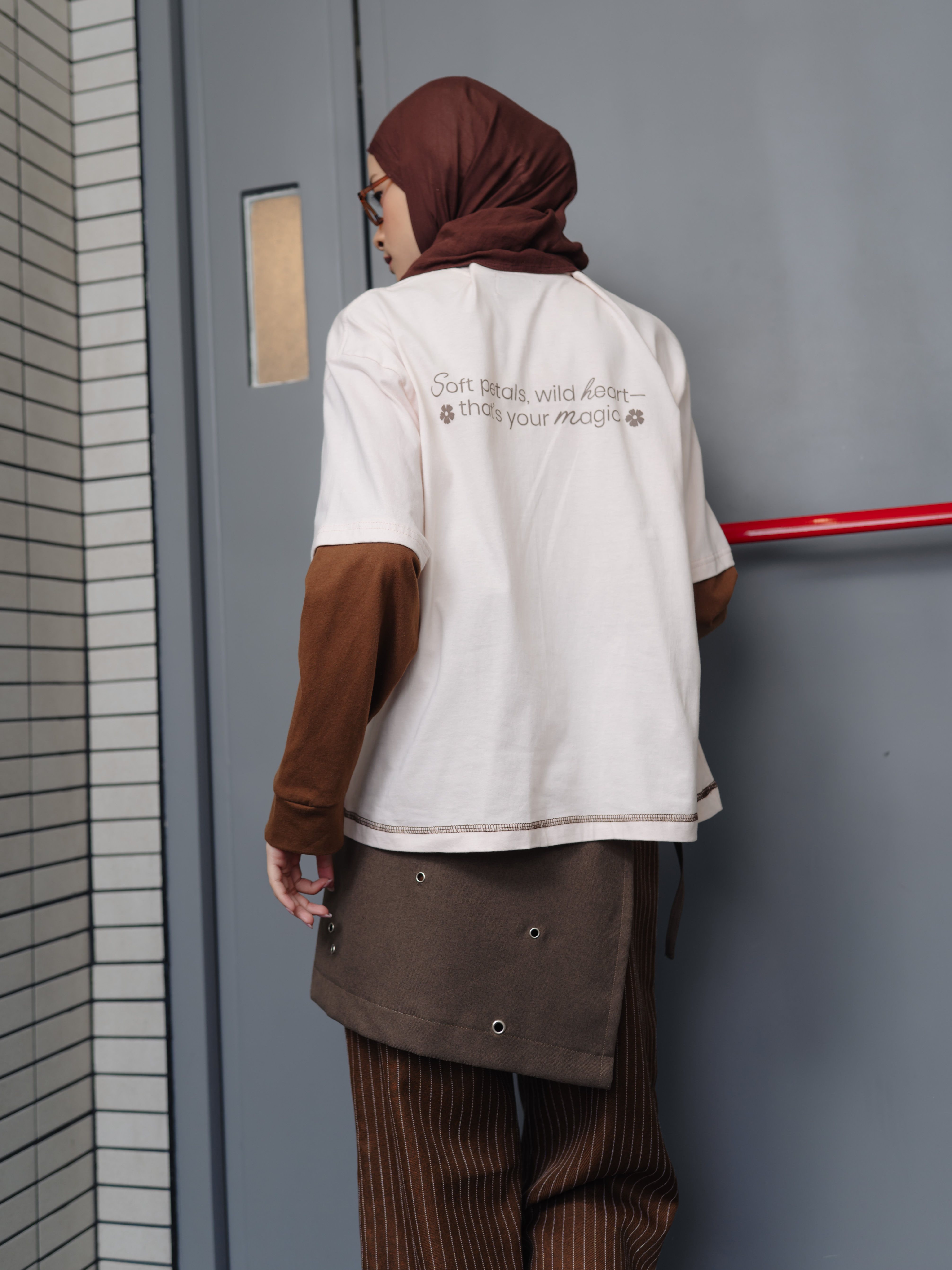 TOME AME - HANARI SHIRTS T SHIRT BOXY - KAOS LENGAN PANJANG OVERSIZE 24S