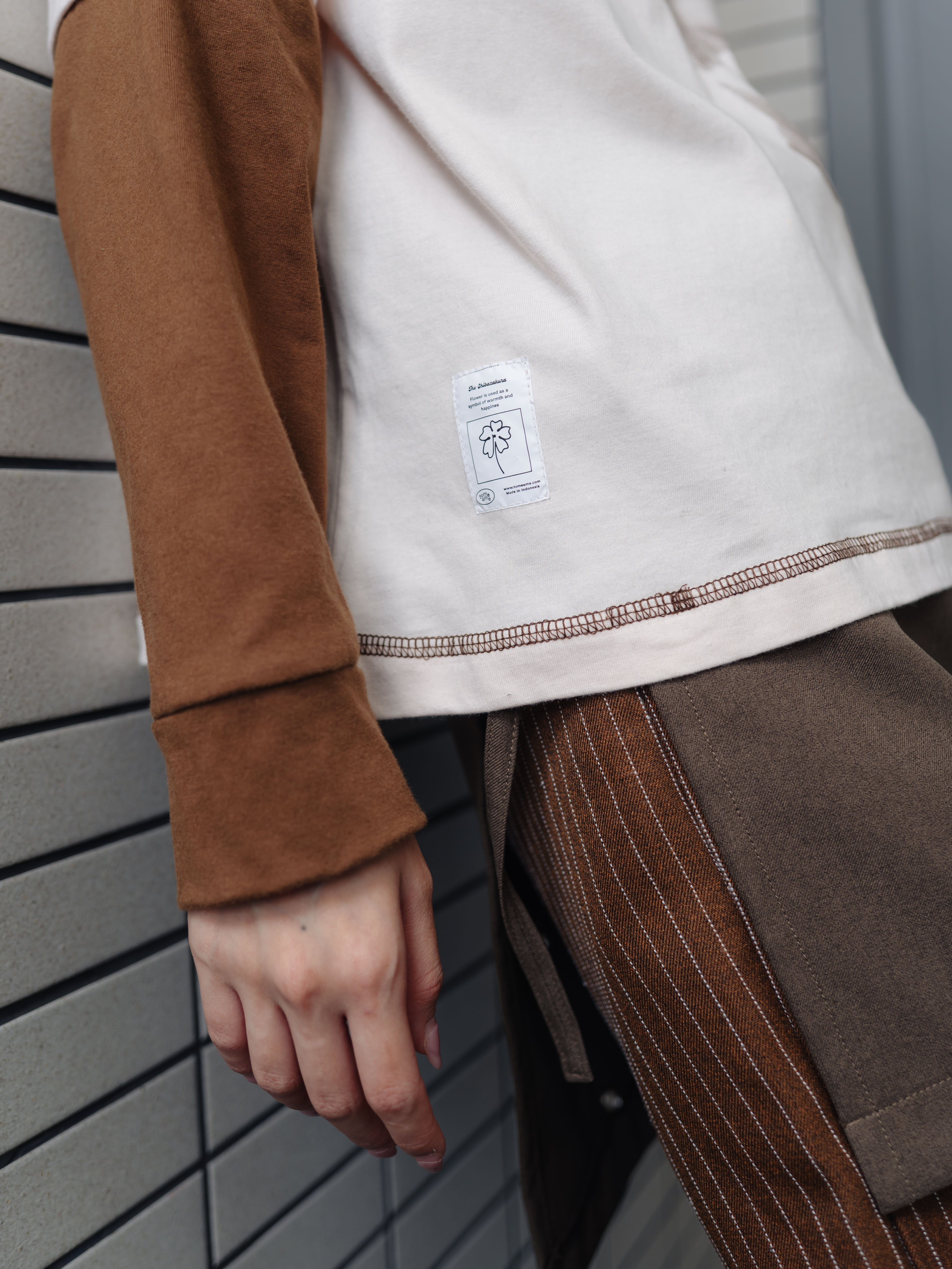 TOME AME - HANARI SHIRTS T SHIRT BOXY - KAOS LENGAN PANJANG OVERSIZE 24S