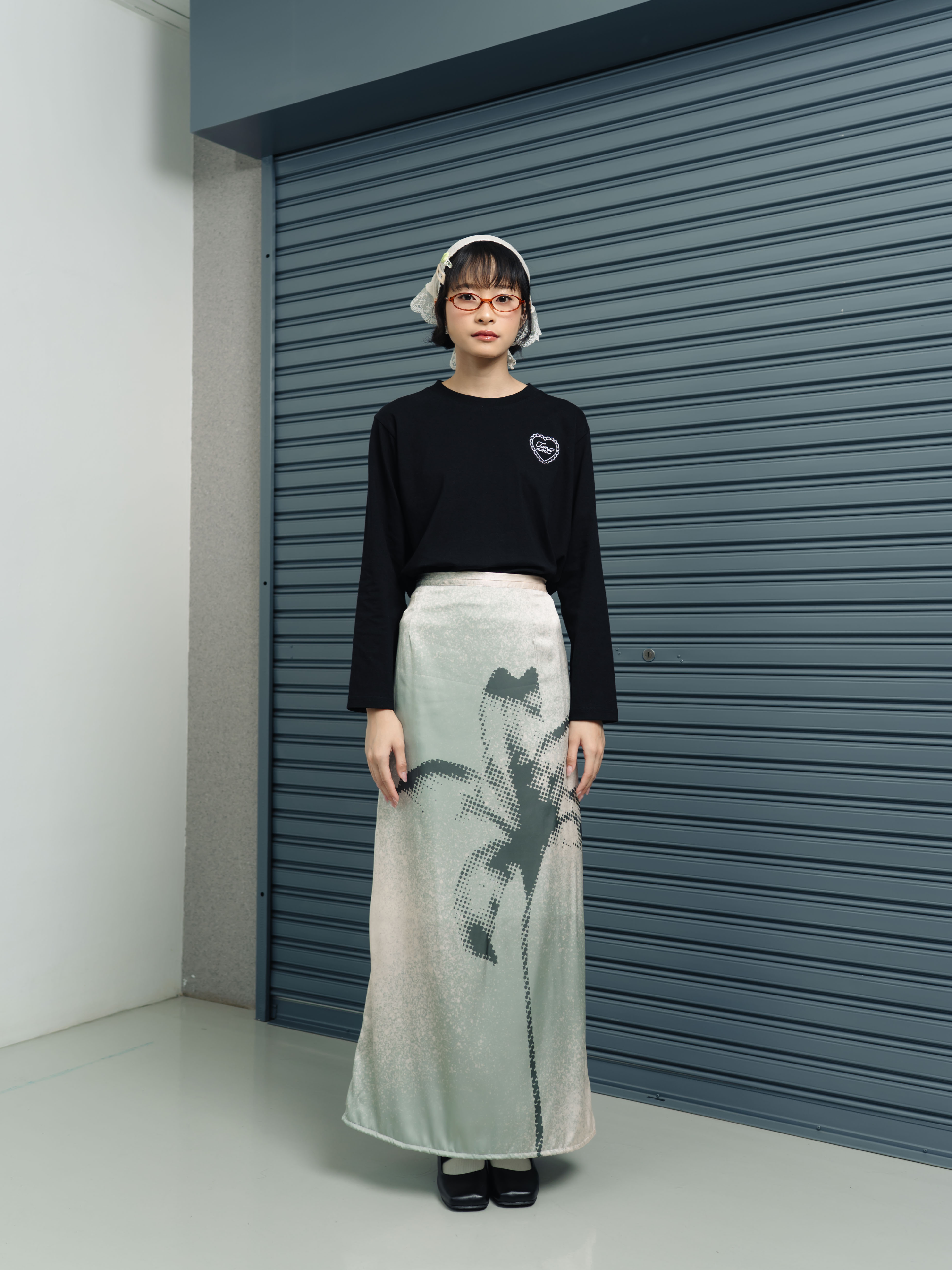 TOME AME - HARUKA SKIRT - ROK PANJANG WANITA PRINT BUNGA