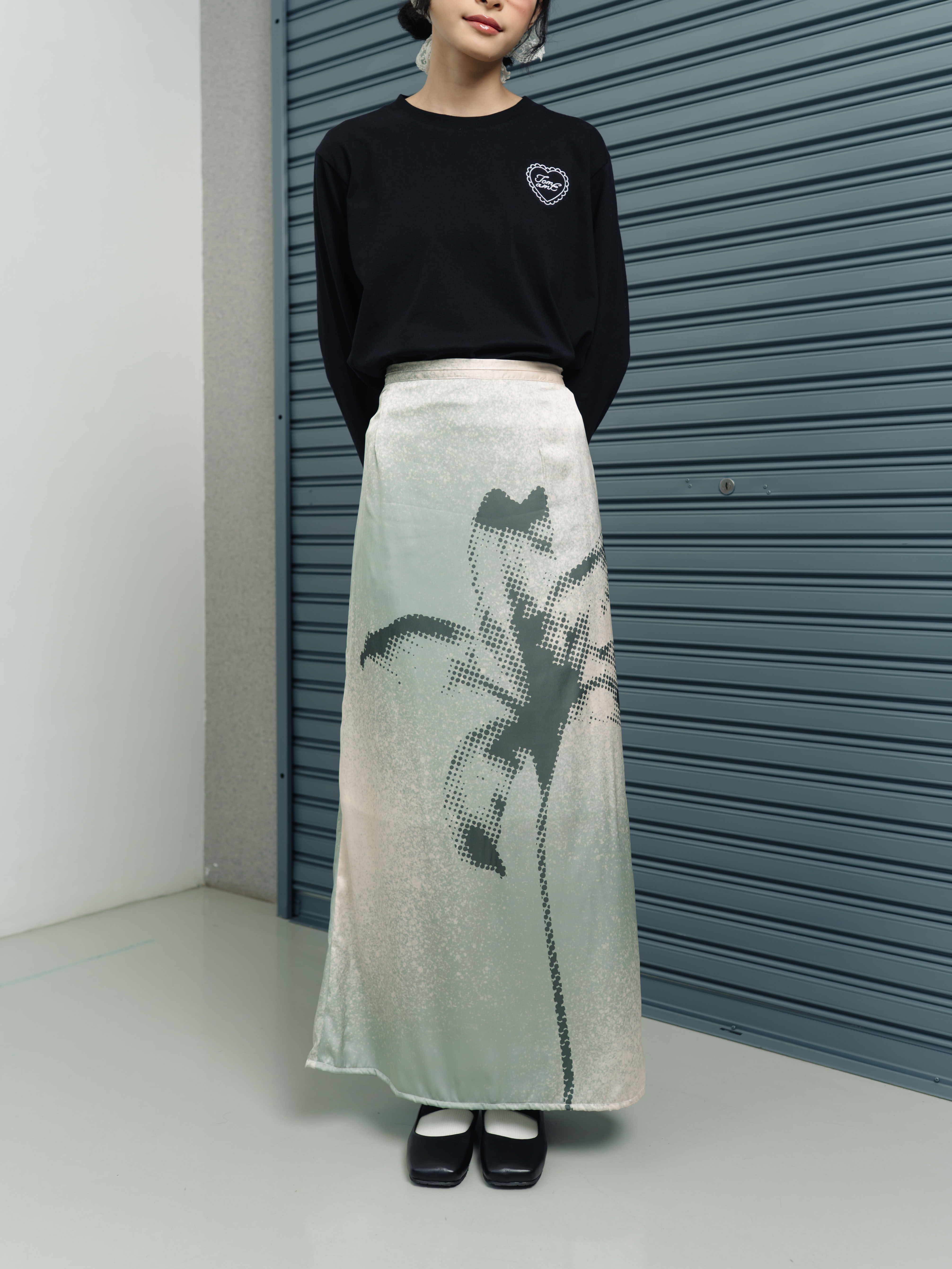 TOME AME - HARUKA SKIRT - ROK PANJANG WANITA PRINT BUNGA