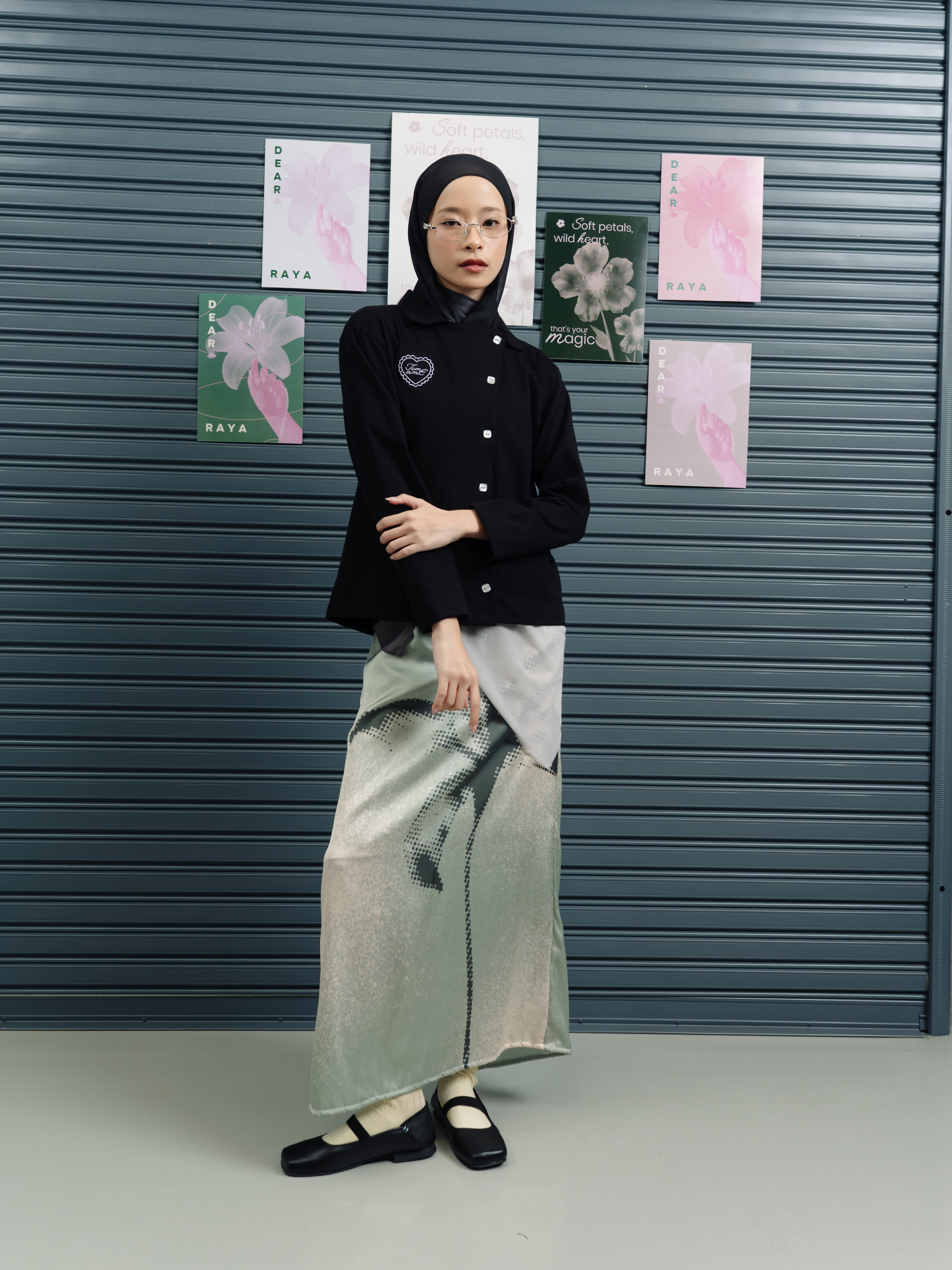 TOME AME - HIKAMI T SHIRT LONGSLEEVE BUTTON - KAOS POLOS LENGAN PANJANG 20S