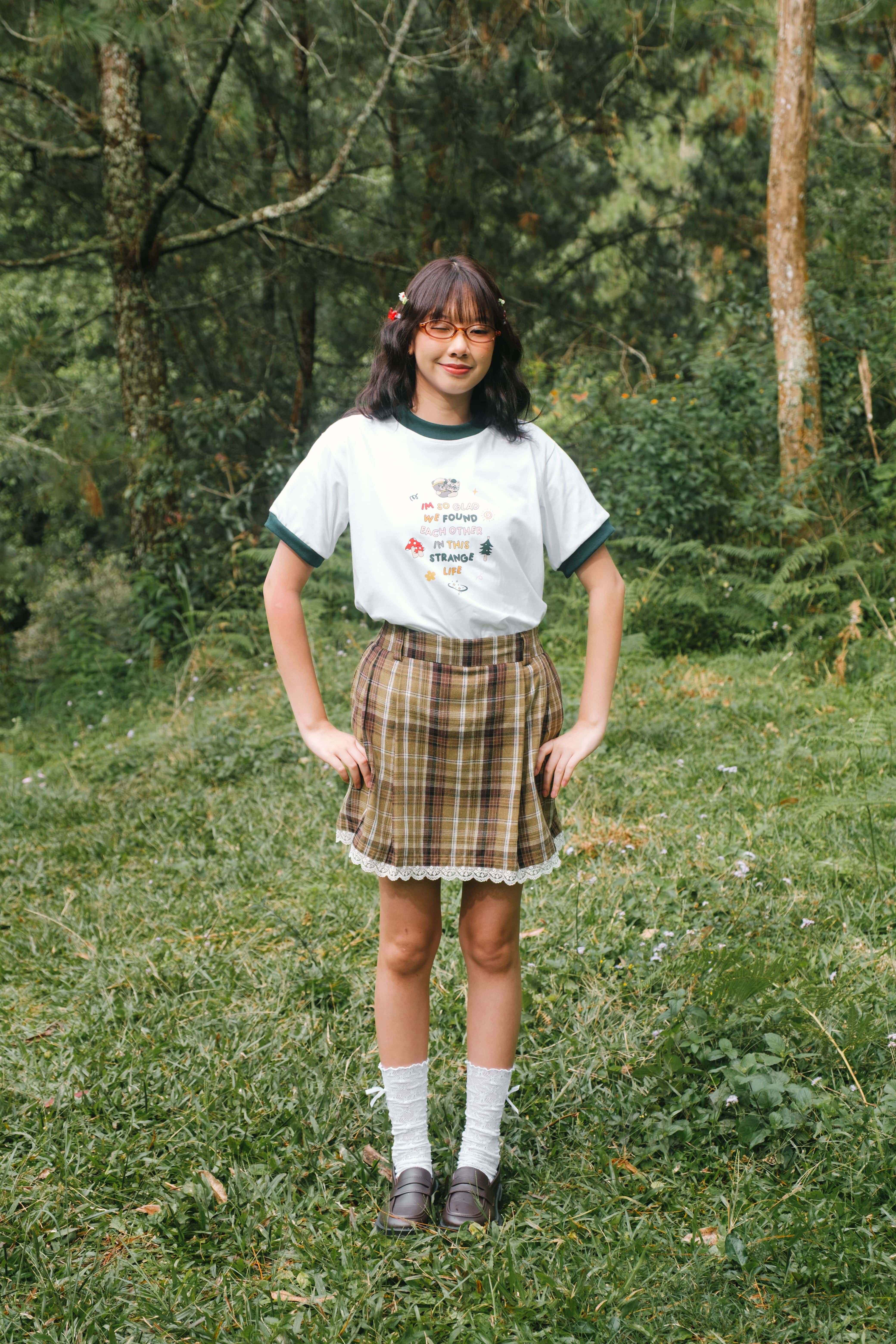 Tome Ame - Jiro Skort - Rok Tartan Motif