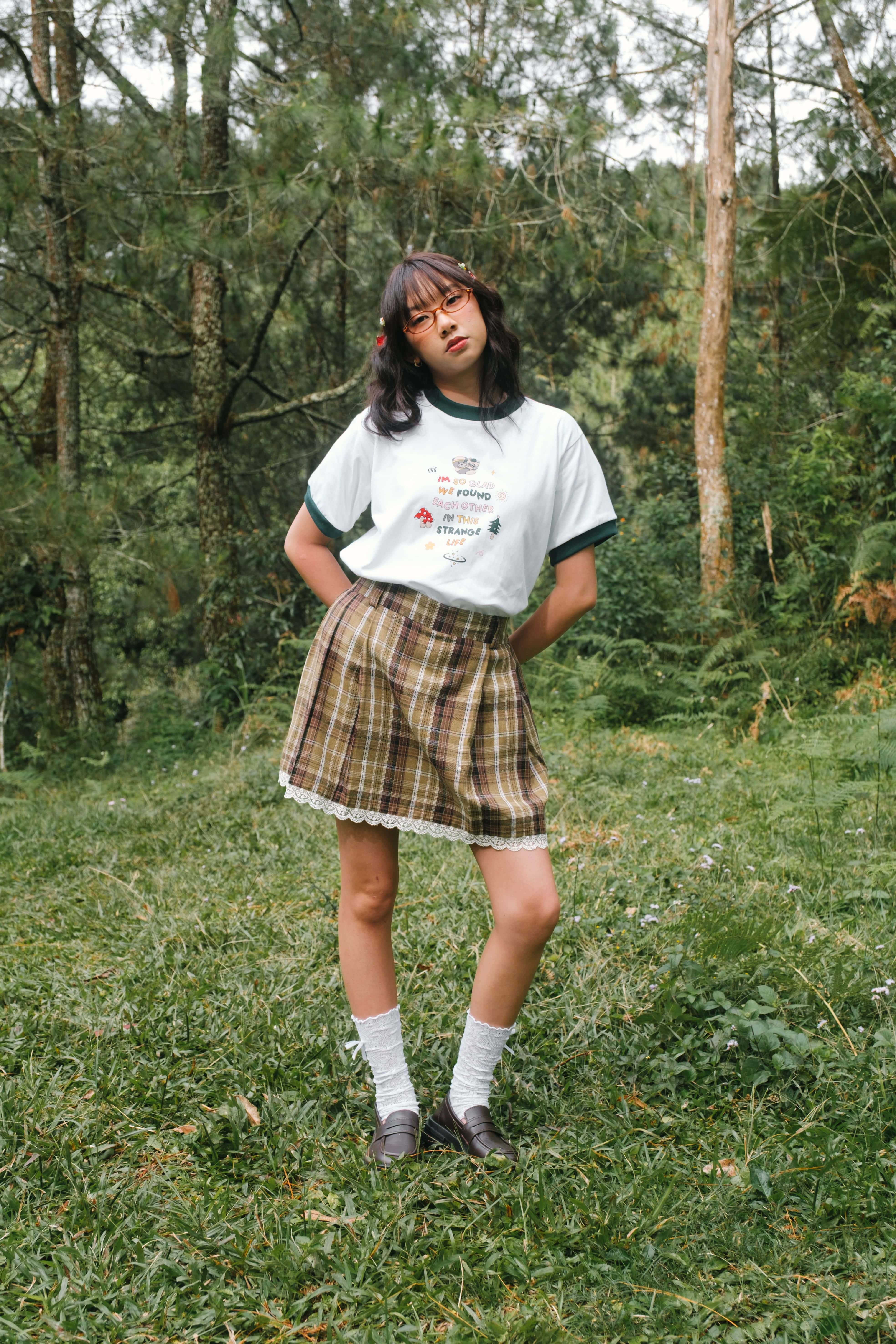 Tome Ame - Jiro Skort - Rok Tartan Motif