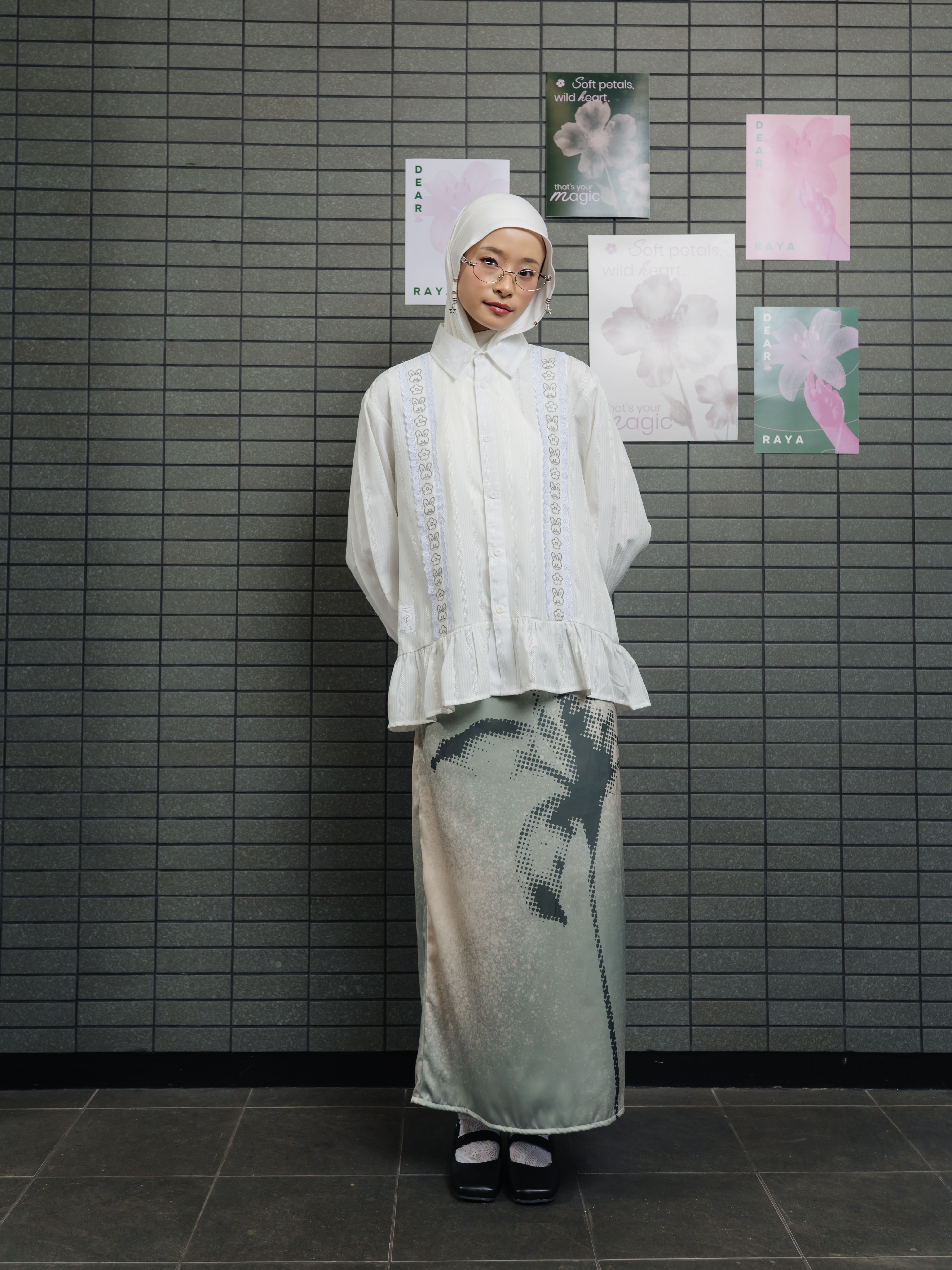 TOME AME - NATSUMI SHIRT - KEMEJA STRIPED WANITA LENGAN PANJANG COTTON DOBBY STRIPED