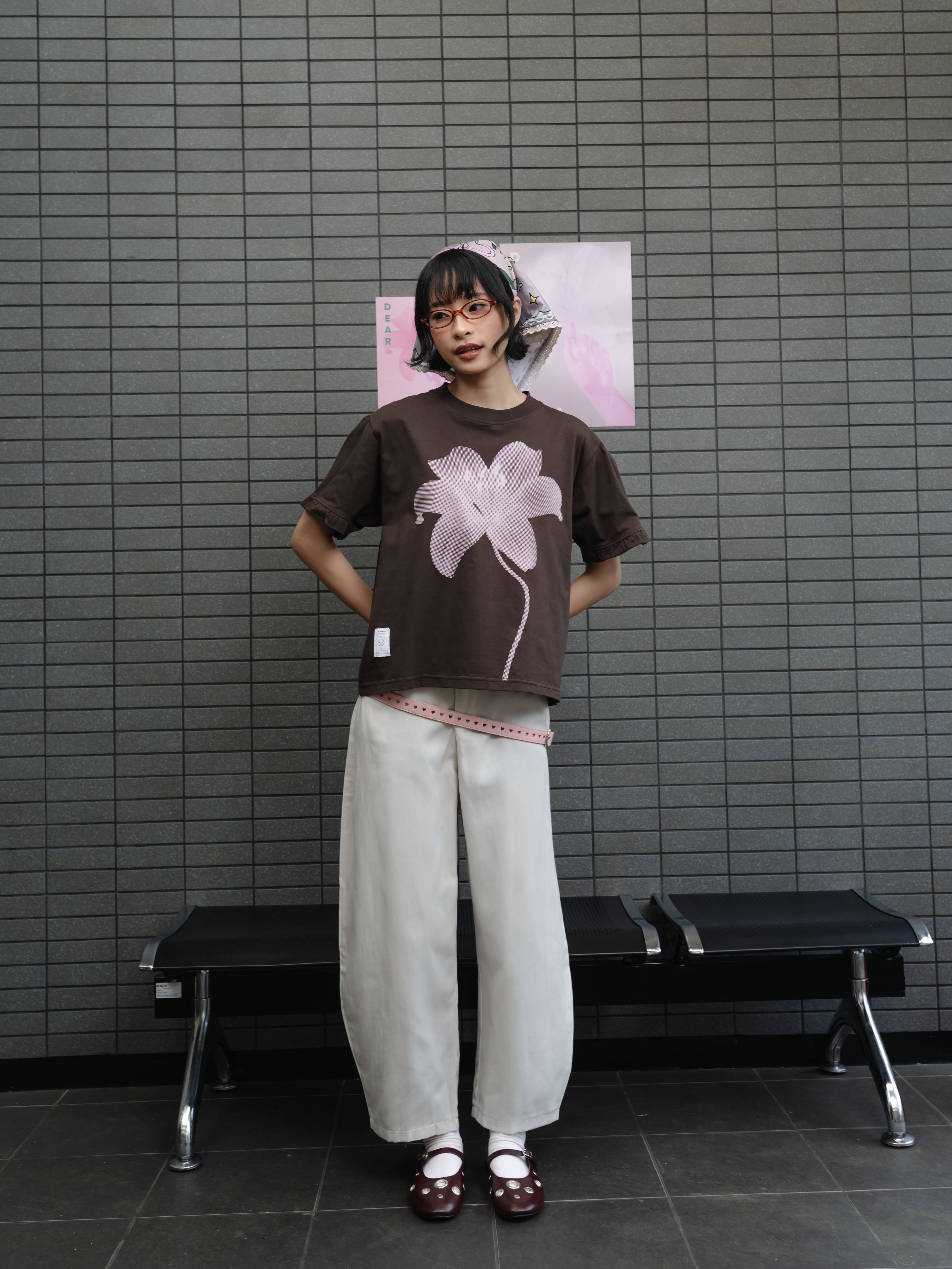 TOME AME - REN SHORT SLEEVE - KAOS LENGAN PENDEK MOTIF BUNGA