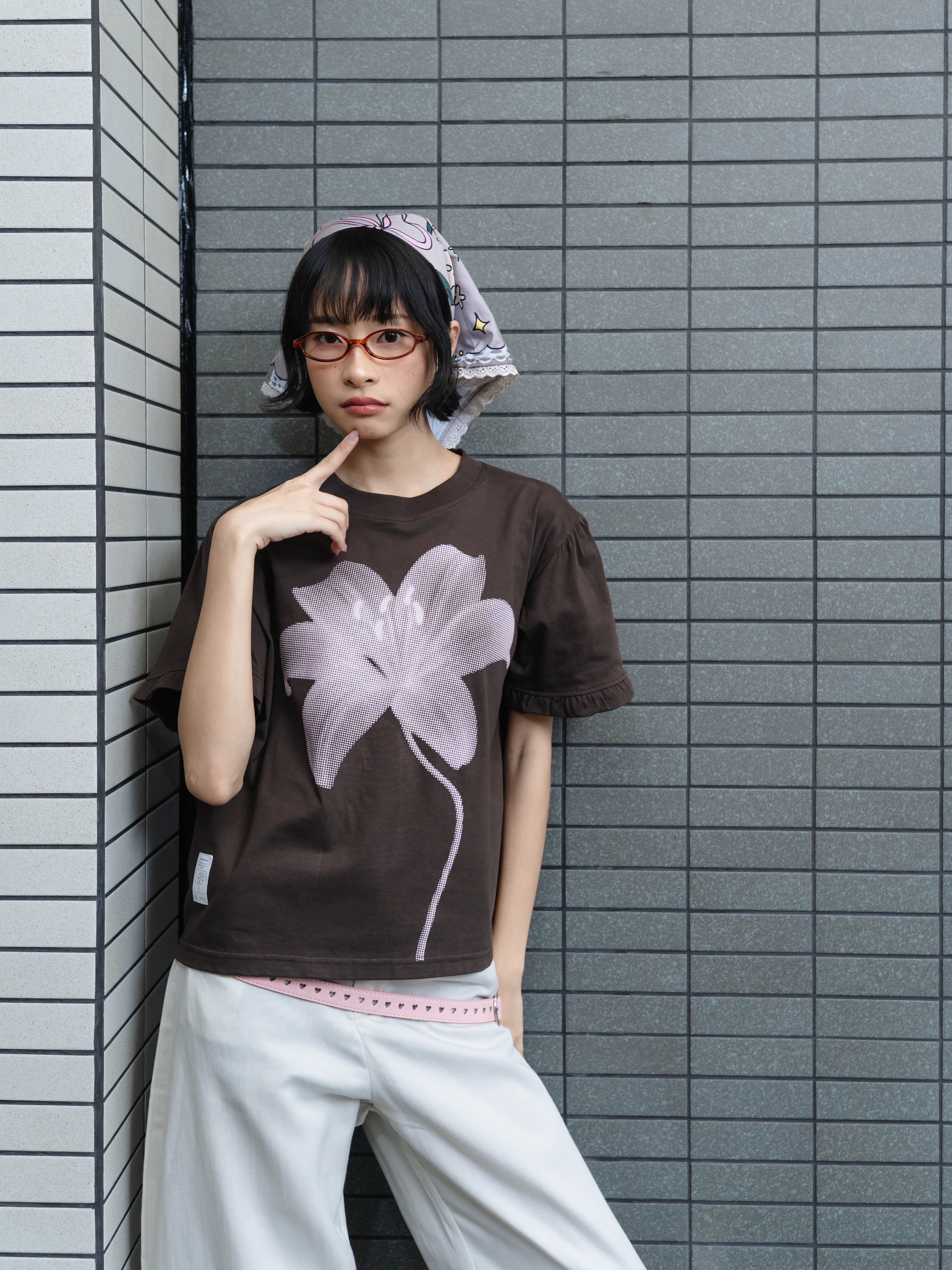 TOME AME - REN SHORT SLEEVE - KAOS LENGAN PENDEK MOTIF BUNGA
