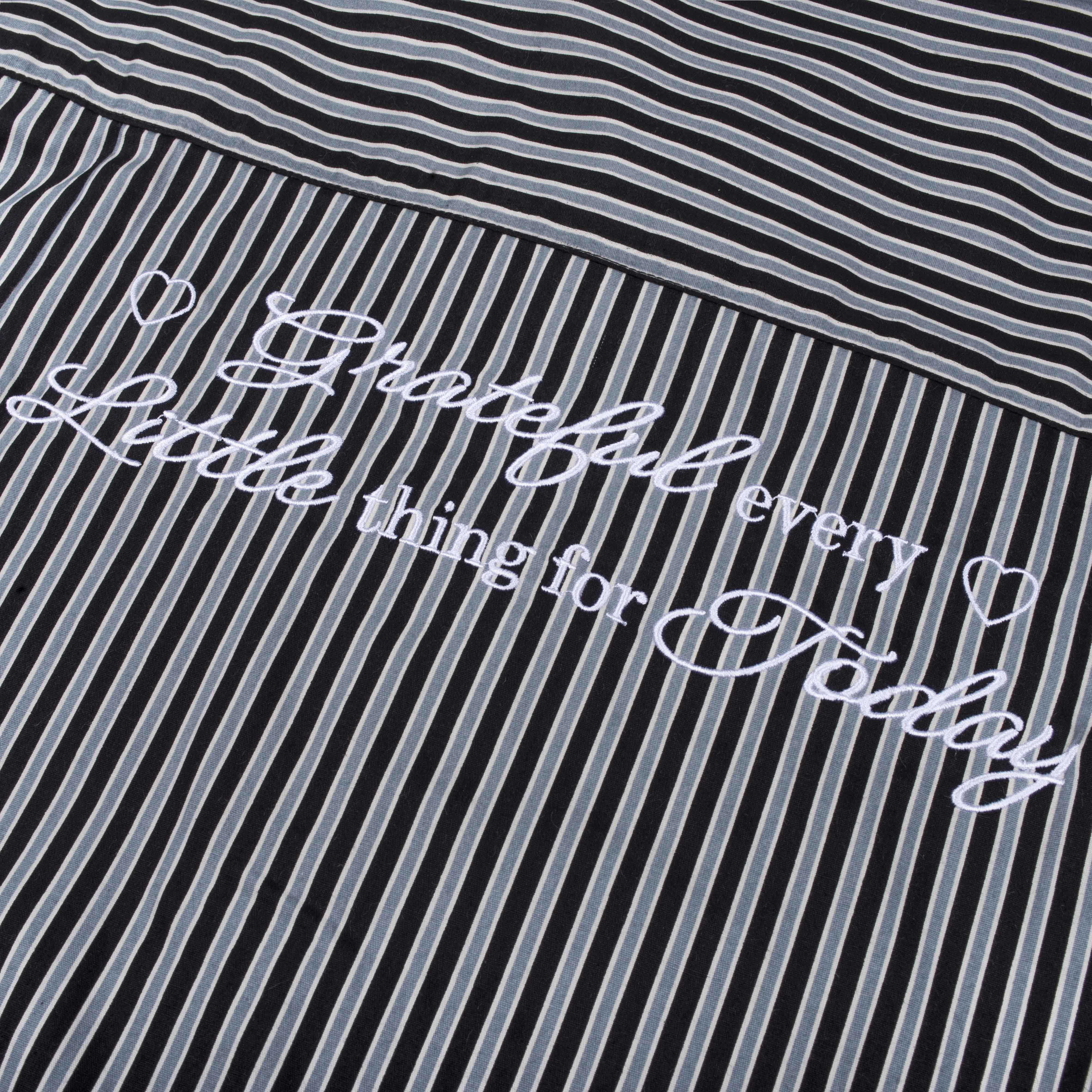 Tome Ame - Omi Striped Shirt Black