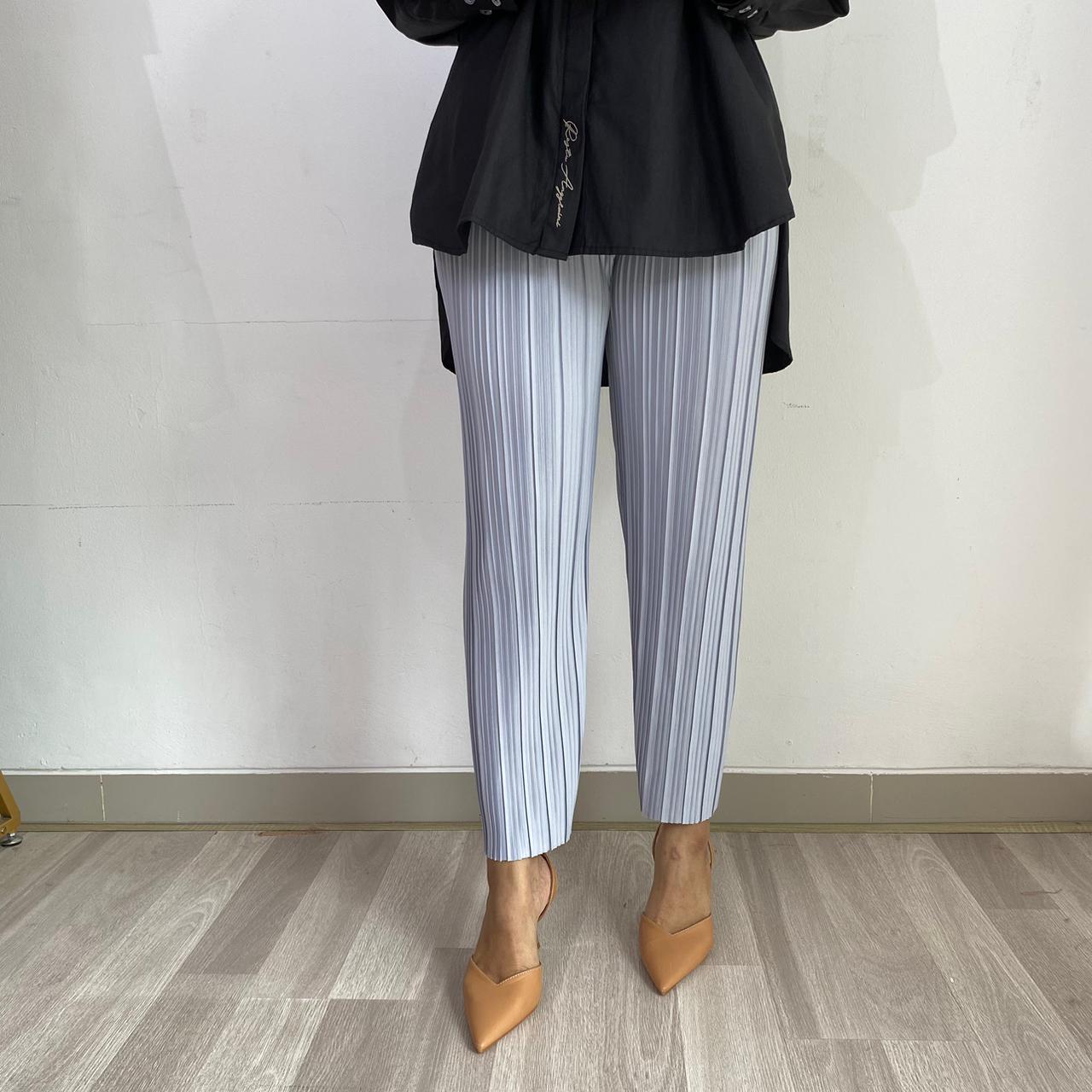 Ruka Pleats Pants Celana Plisket Pensil