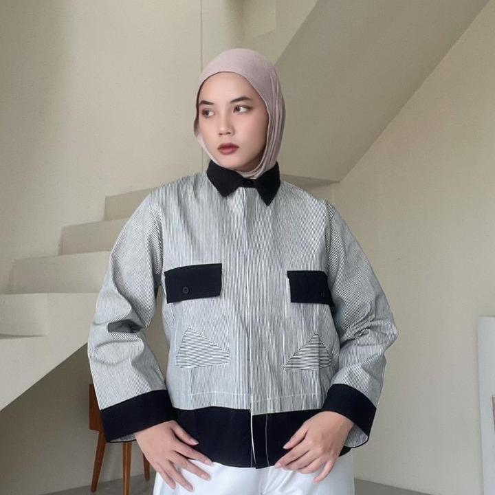 Kyla Stripe Jacket