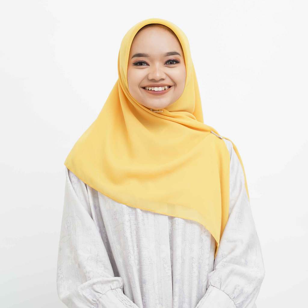 Plain Square Hijab Segi Empat