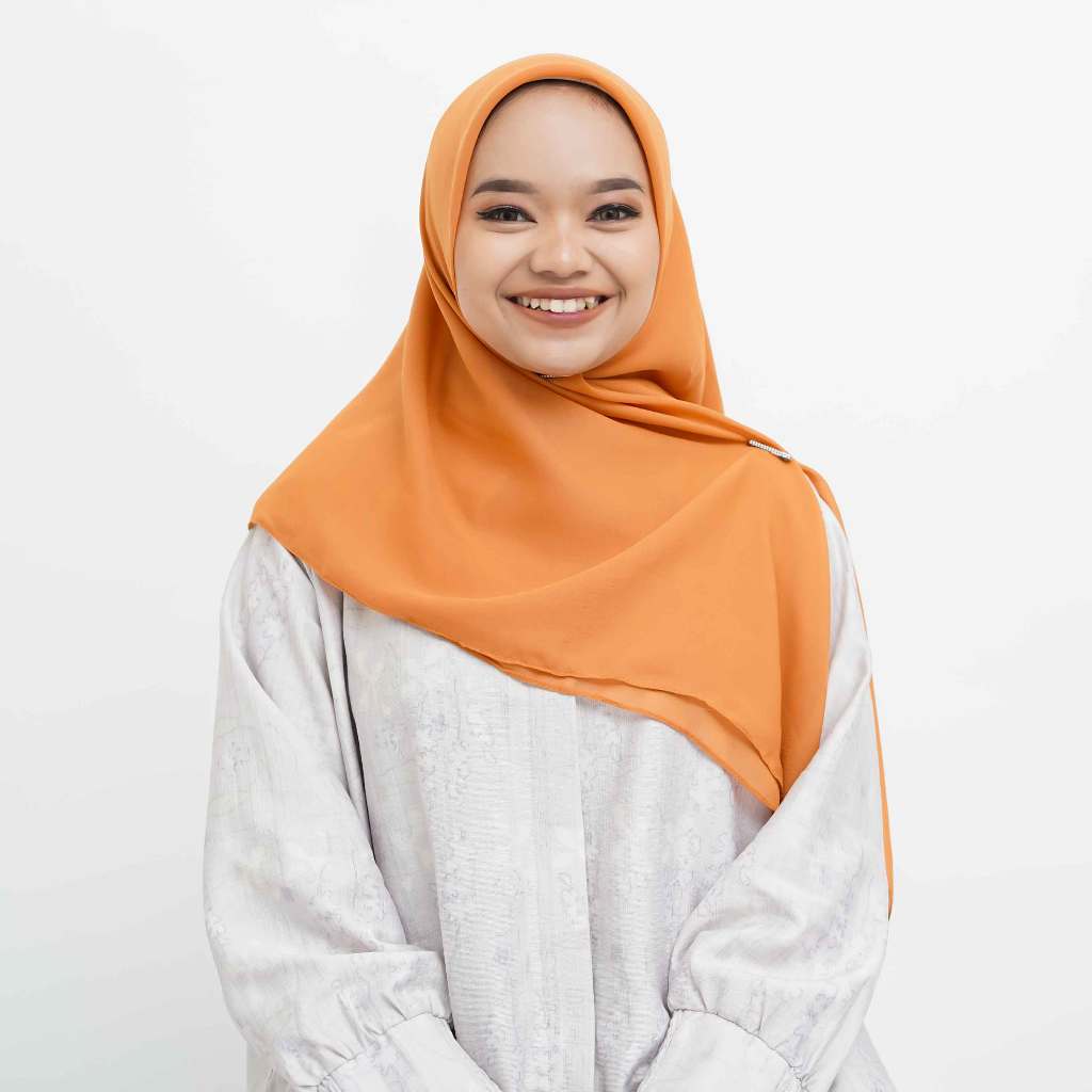 Plain Square Hijab Segi Empat