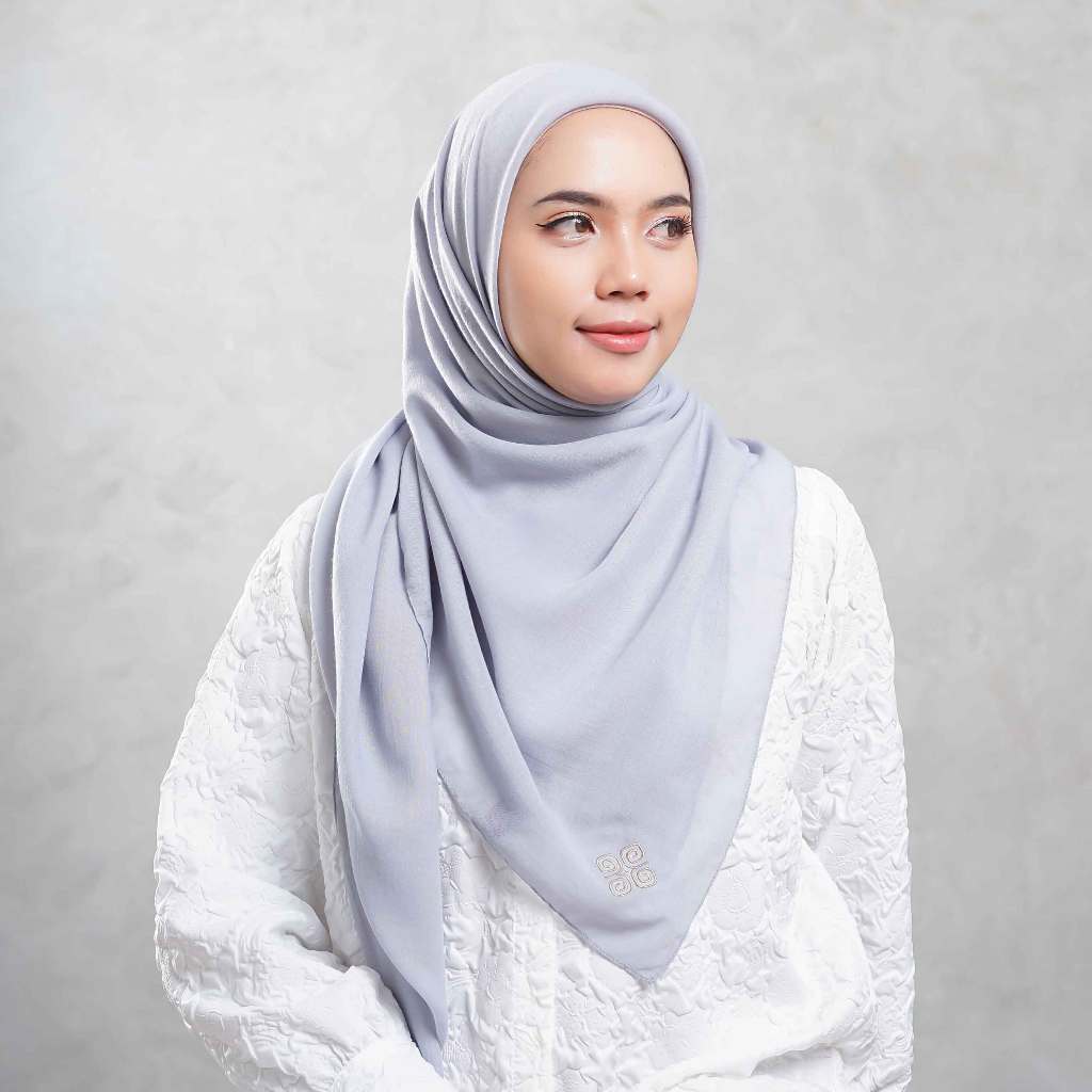 Mecca Voal Scarf Hijab Segiempat Polos