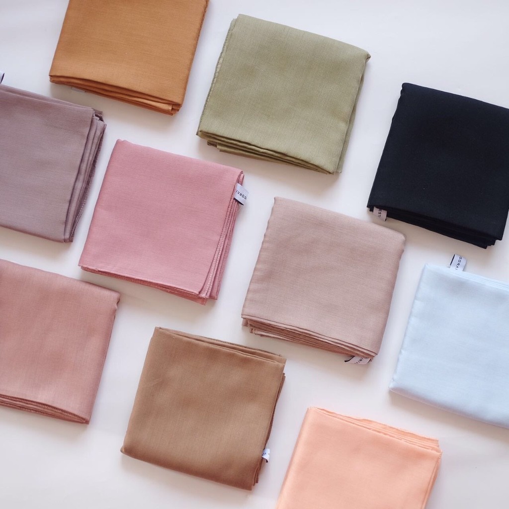 PRE-ORDER Turkish Voal Hijab Segiempat Polos