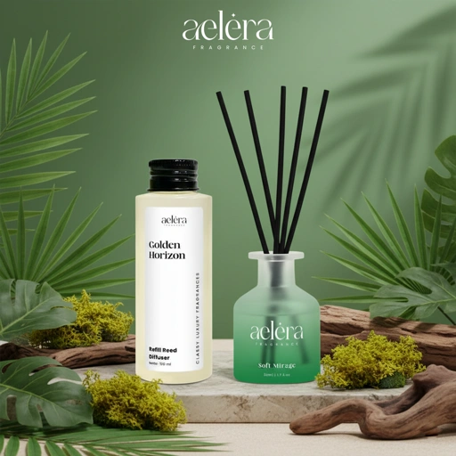 Image of Aelera Bundle Diffuser Golden Horizon