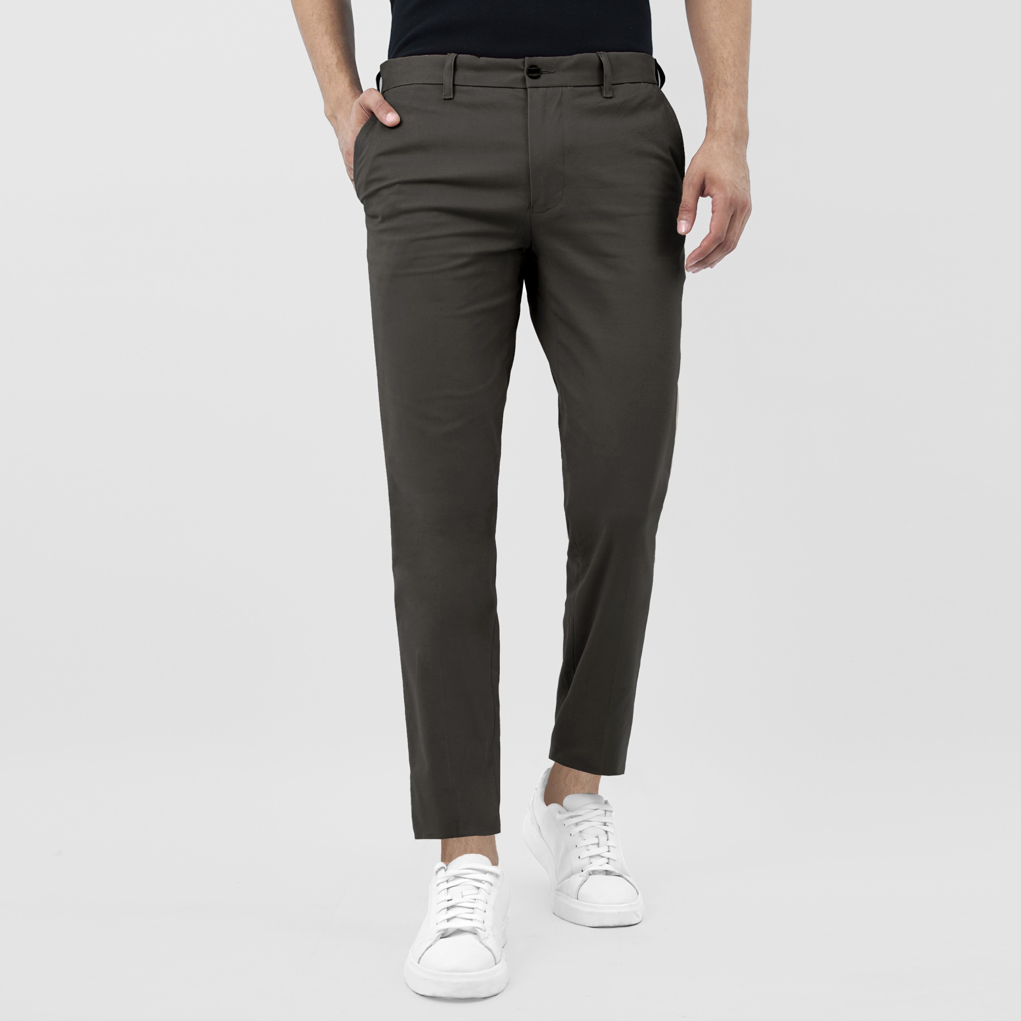 CELANA PANJANG CHINO EXTENDER SLIM FIT ANKLE CUT STRETCH