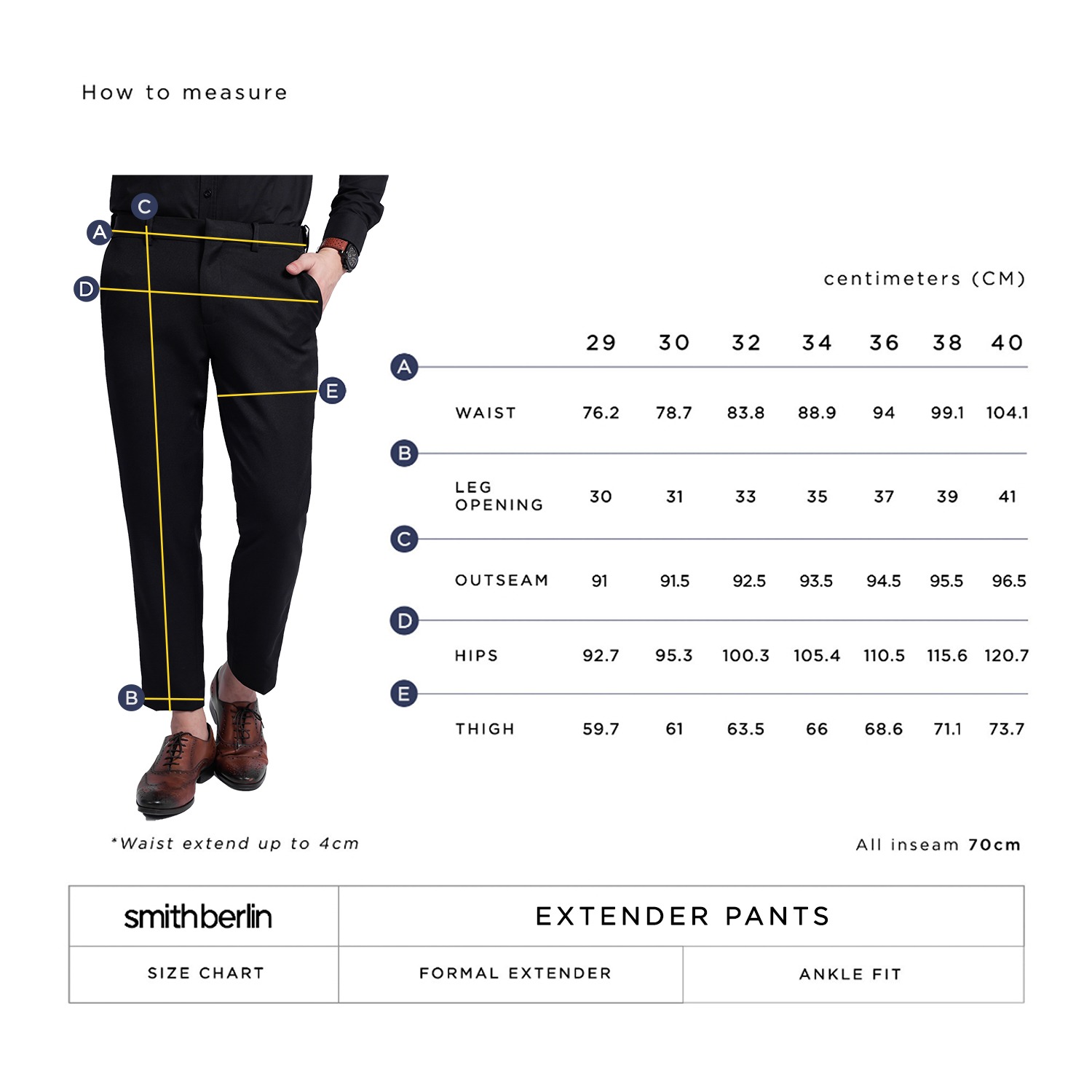 CELANA PANJANG FORMAL EXTENDER SLIM FIT REGULAR CUT & SLIM FIT ANKLE CUT