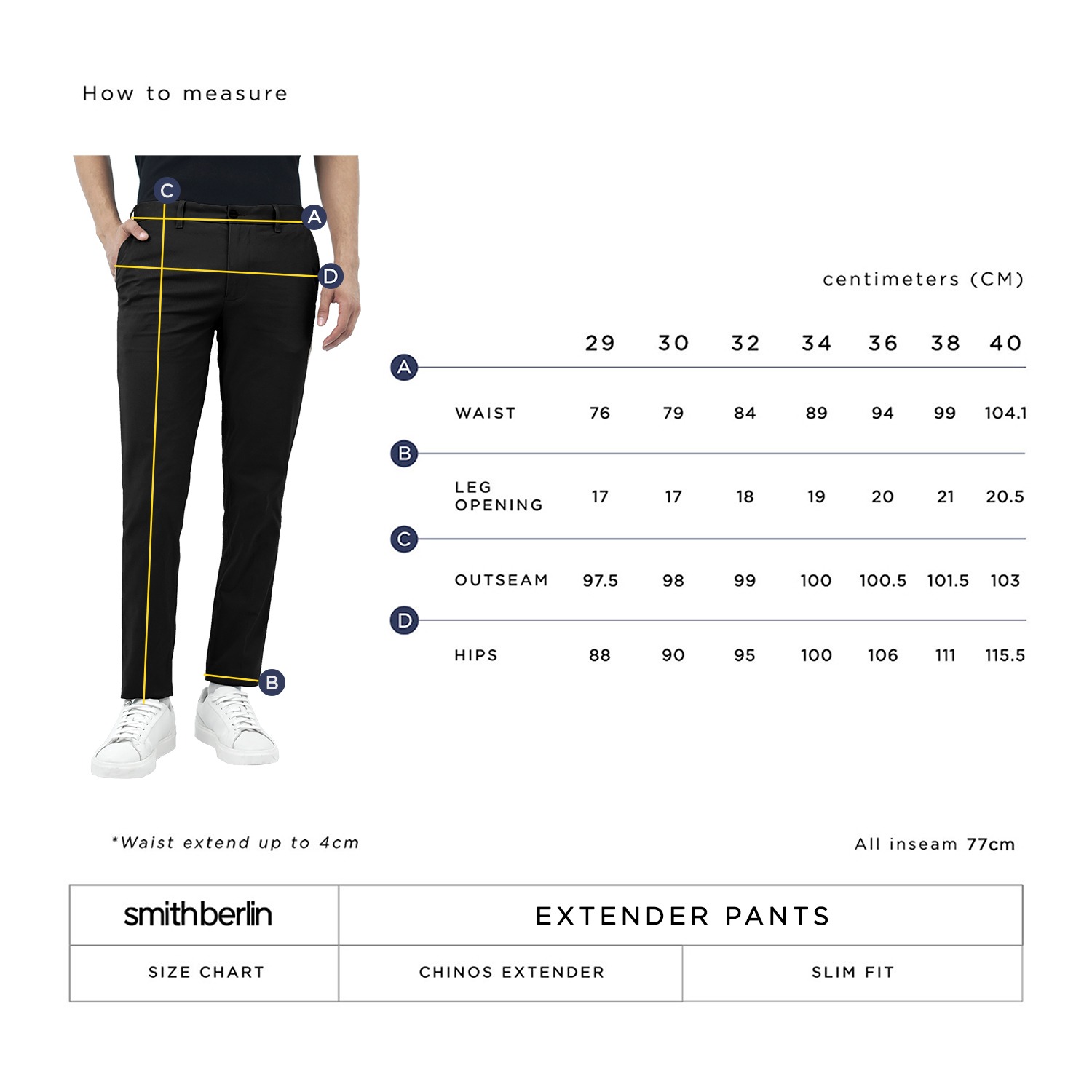 CELANA PANJANG CHINO EXTENDER SLIM FIT REGULAR CUT STRETCH