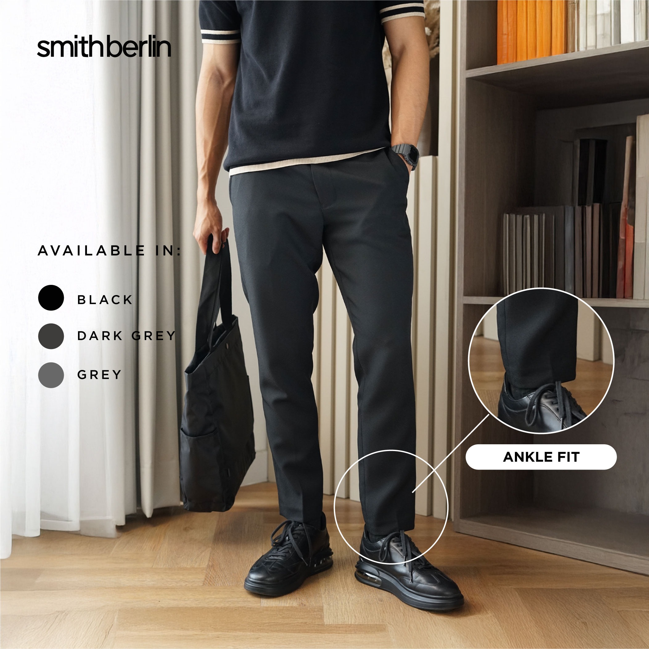 CELANA PANJANG FORMAL EXTENDER SLIM FIT REGULAR CUT & SLIM FIT ANKLE CUT
