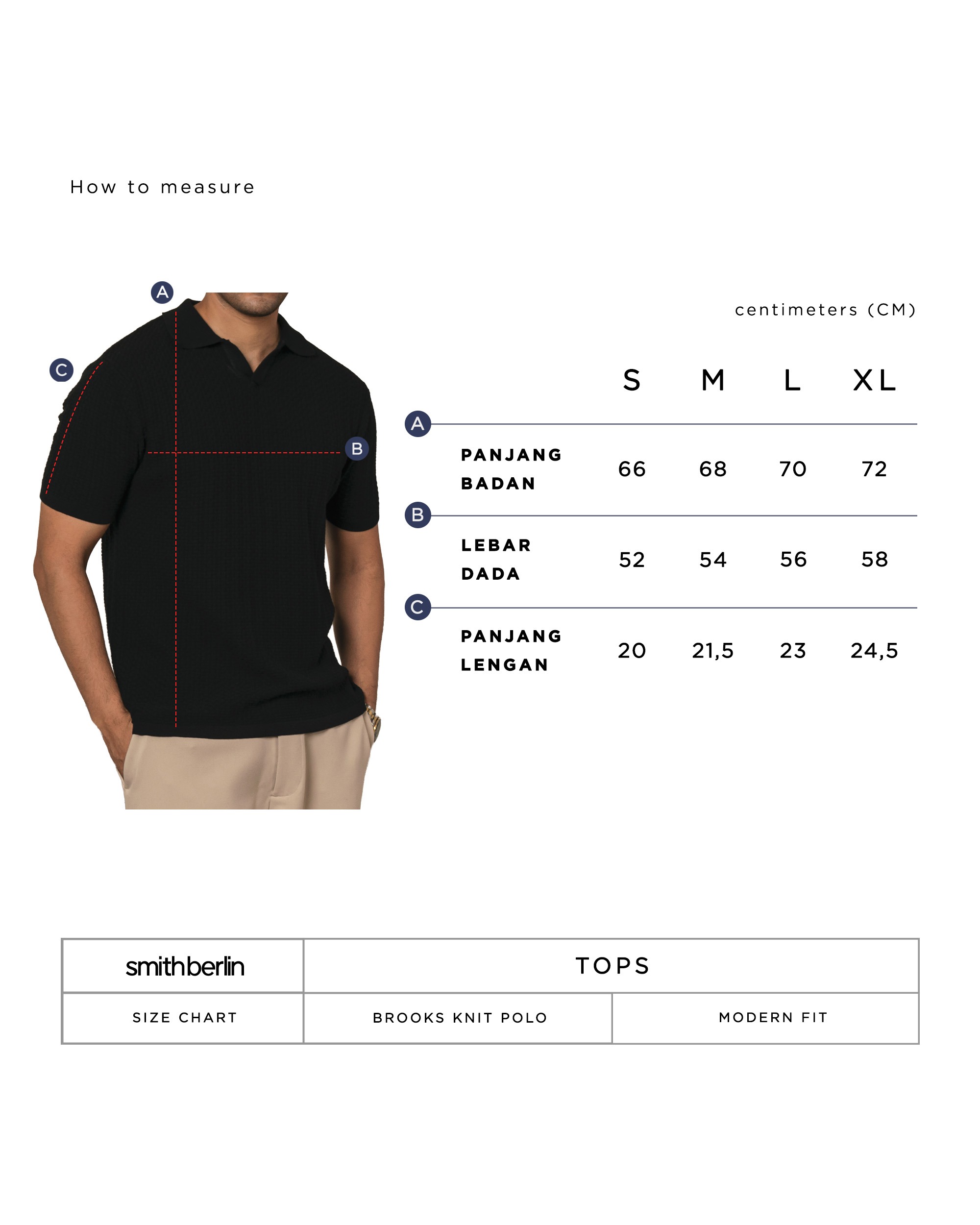 POLO KNIT BROOKS MODERN FIT