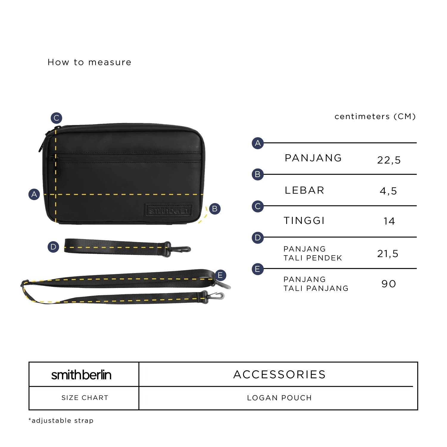 TAS POUCH LOGAN & TAS PINGGANG WALTER
