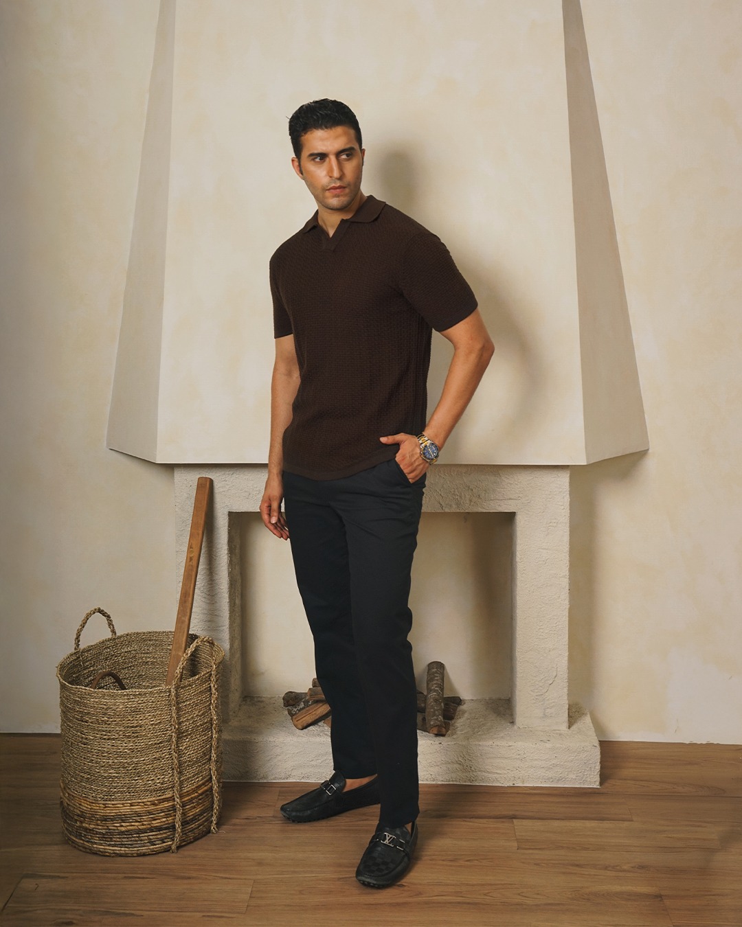 POLO KNIT BROOKS MODERN FIT