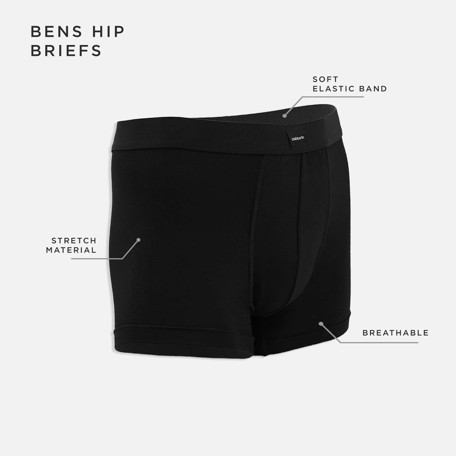 CELANA DALAM BOXER BENS HIP BRIEFS ISI 1 dan ISI 3